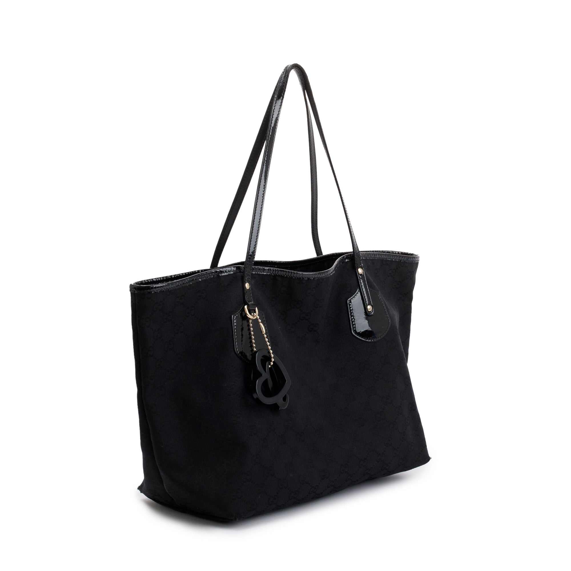 Gucci Black GG Canvas Medium Jolicoeur Tote