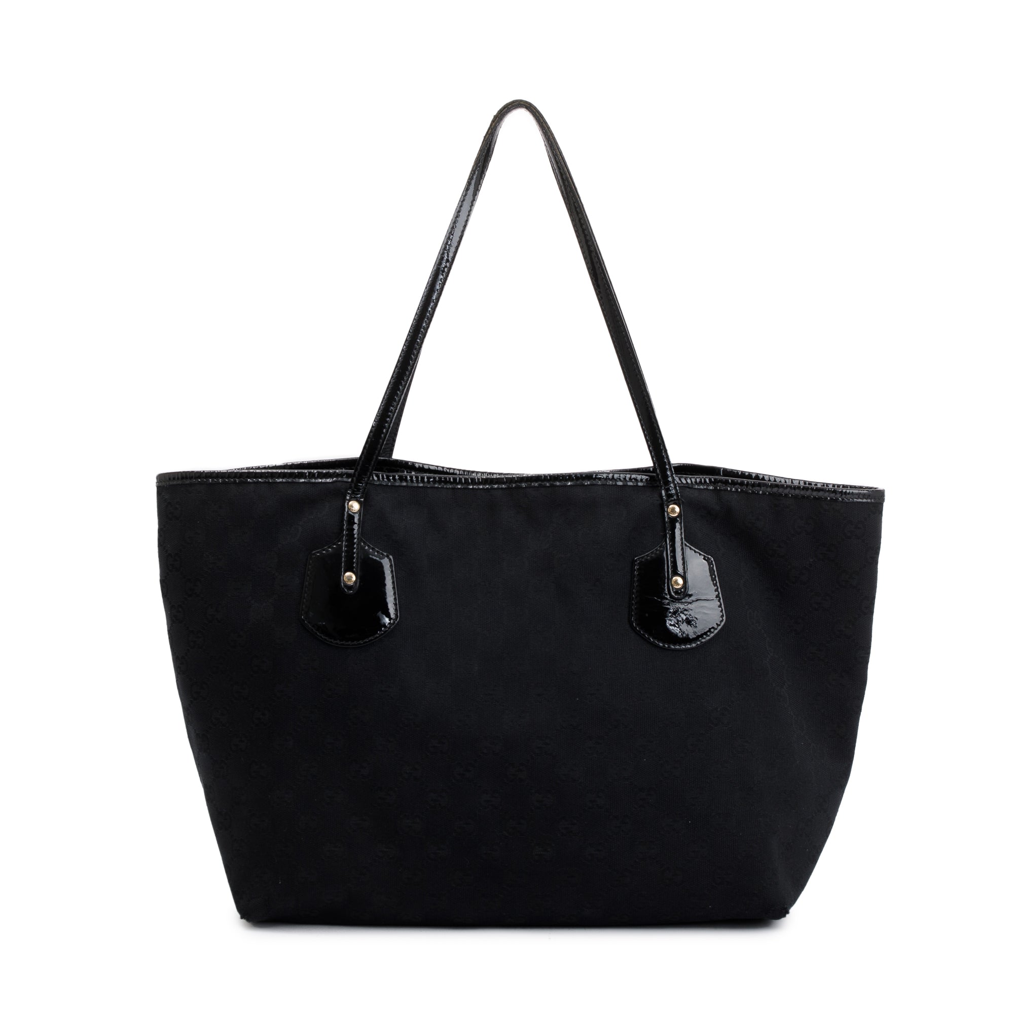 Gucci Black GG Canvas Medium Jolicoeur Tote