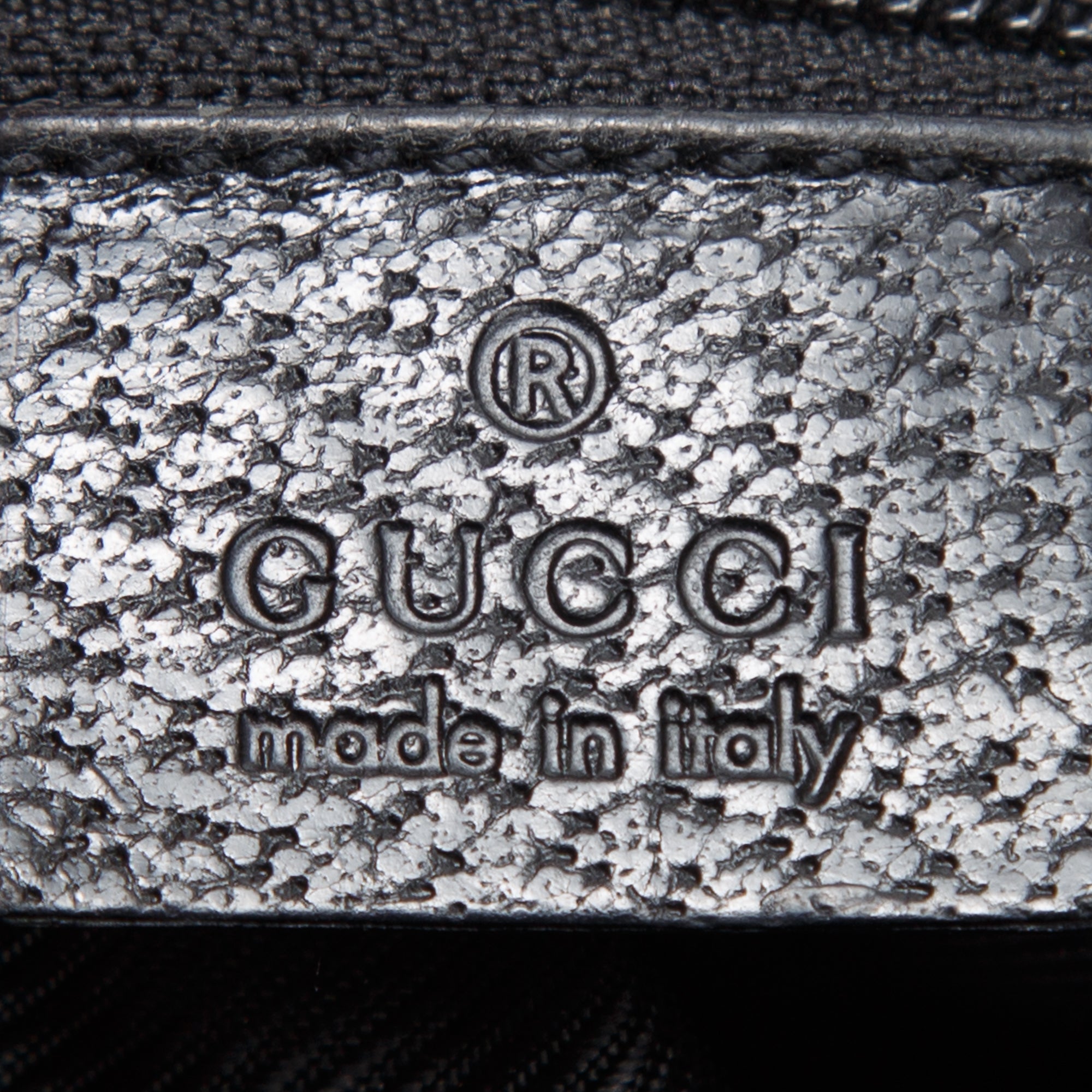 Gucci Black GG Canvas Small Messenger Bag