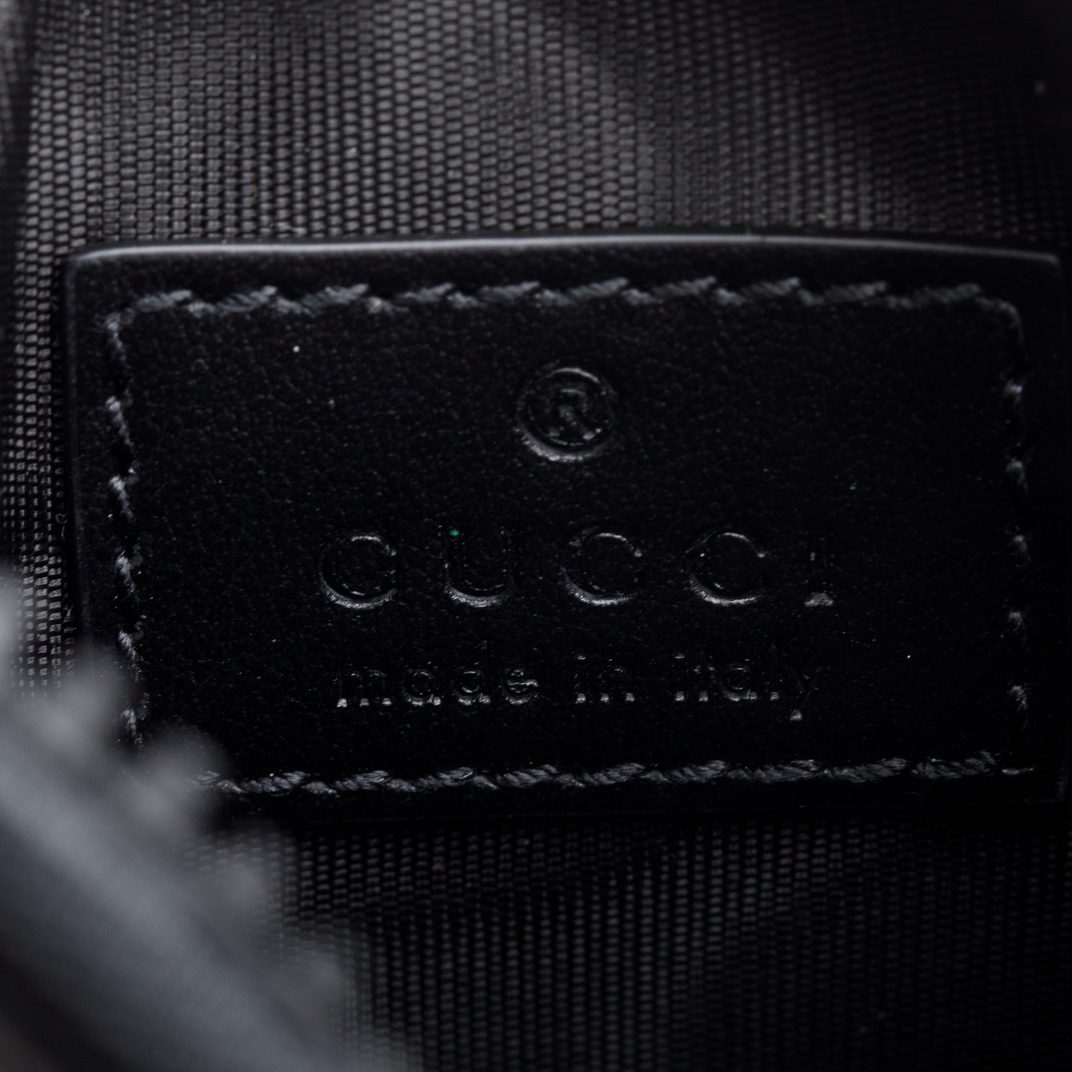 Gucci Black GG Crystal Zip Card Case Wallet w/ Box