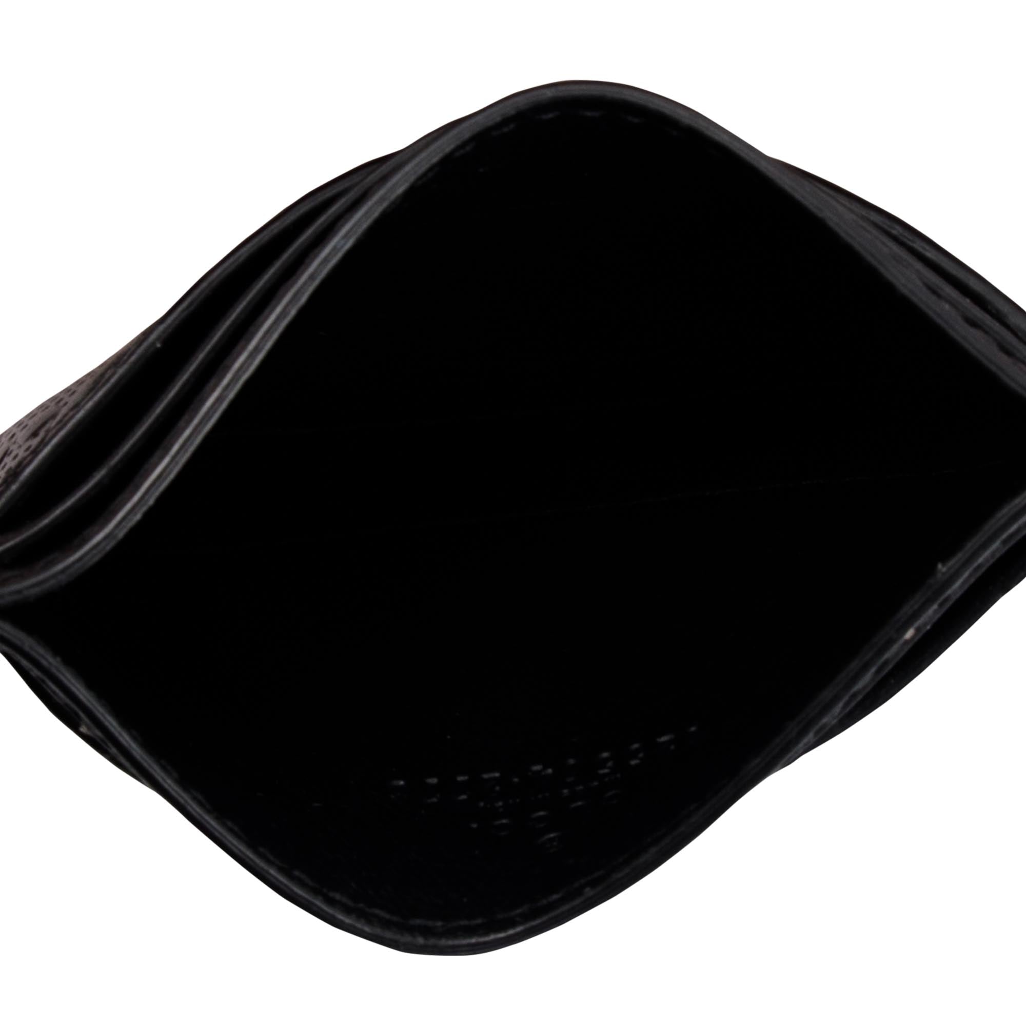 Gucci Black GG Embossed Card Case