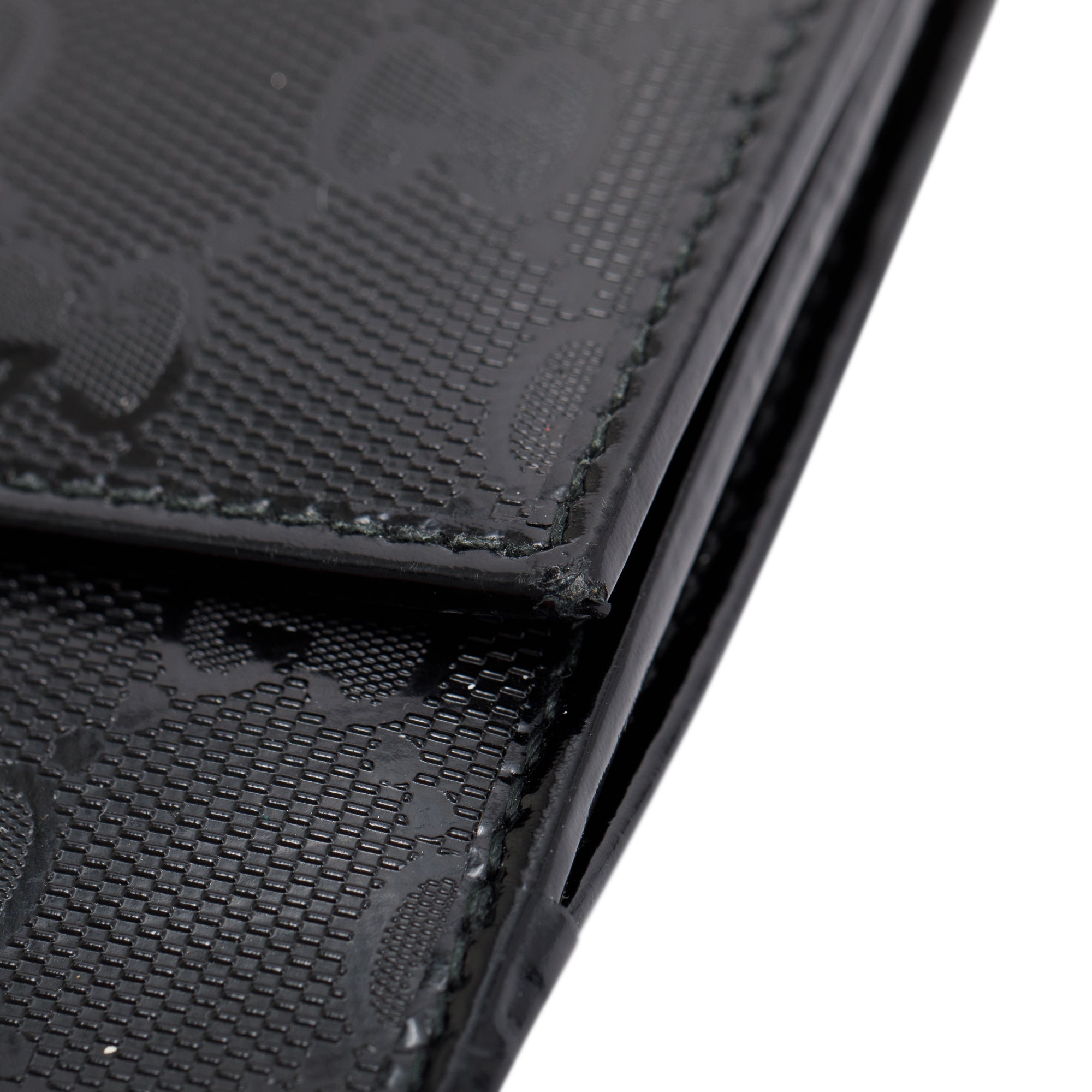 Gucci Black GG Imprime Compact French Wallet