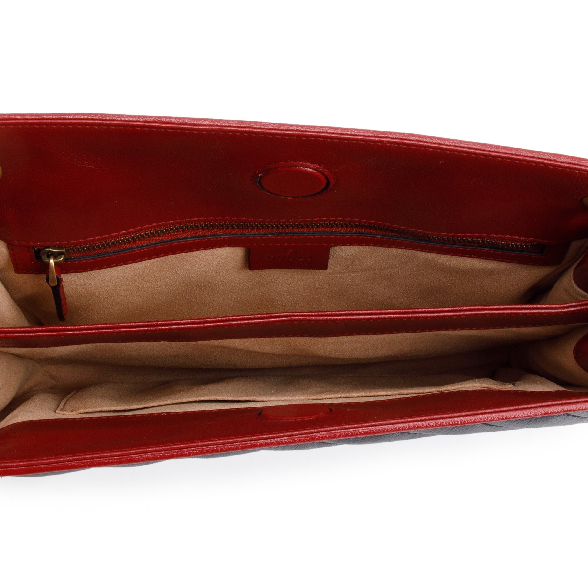 Gucci Black GG Marmont Diagonal Quilted Leather Accordion Medium Shoulder Bag