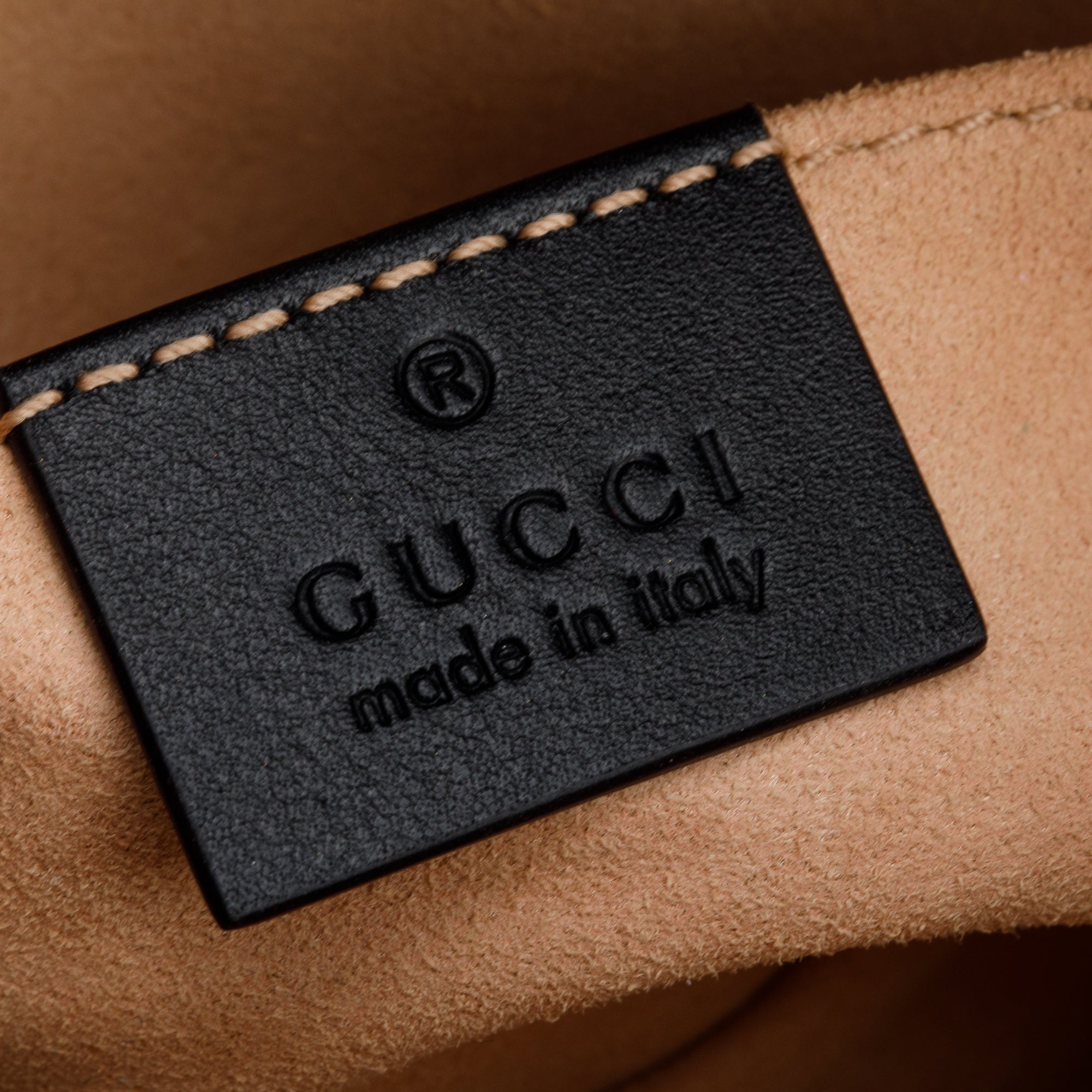 Gucci Black GG Marmont Matelasse Leather Belt Bag, Size 75 30 w/ Box