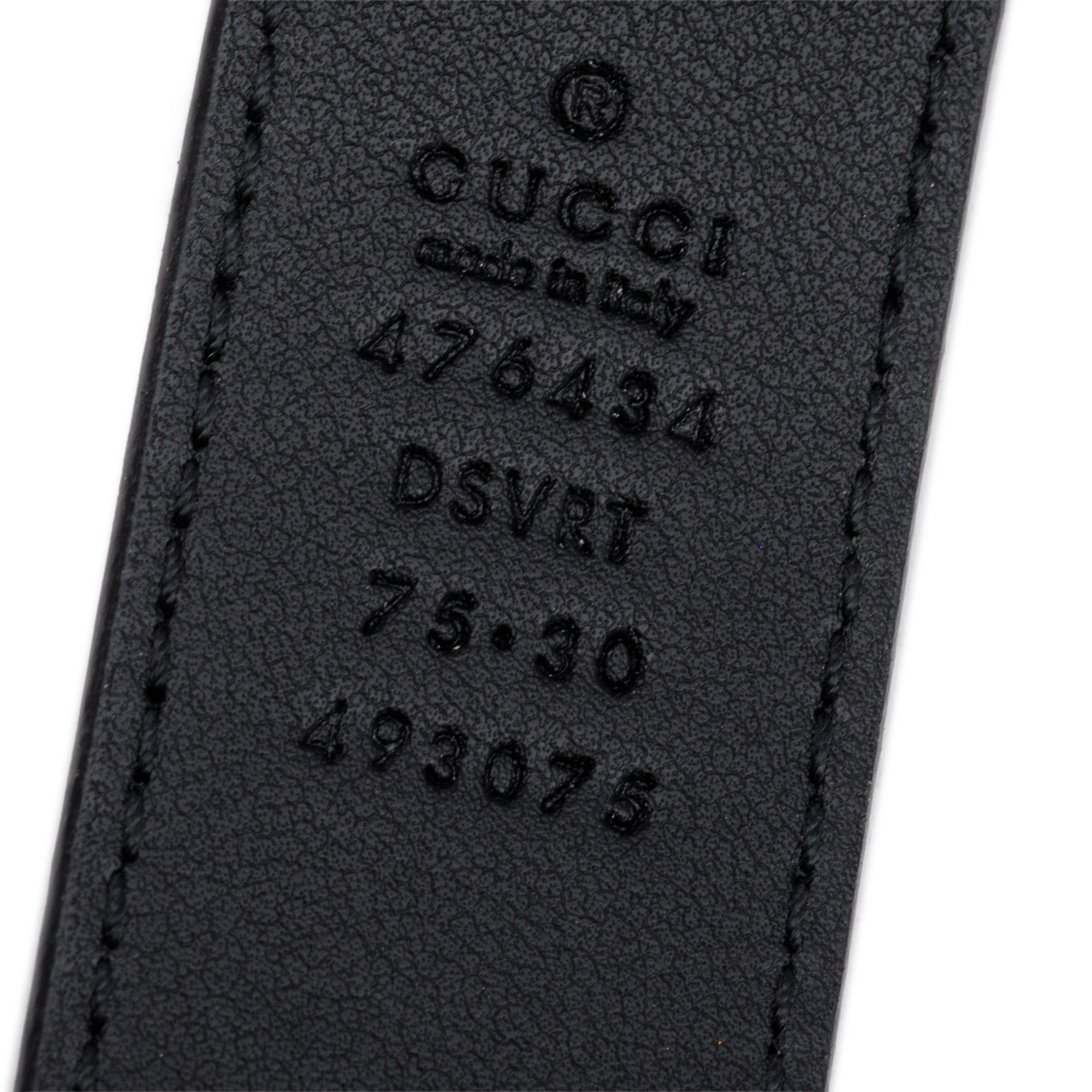 Gucci Black GG Marmont Matelasse Leather Belt Bag, Size 75 30 w/ Box