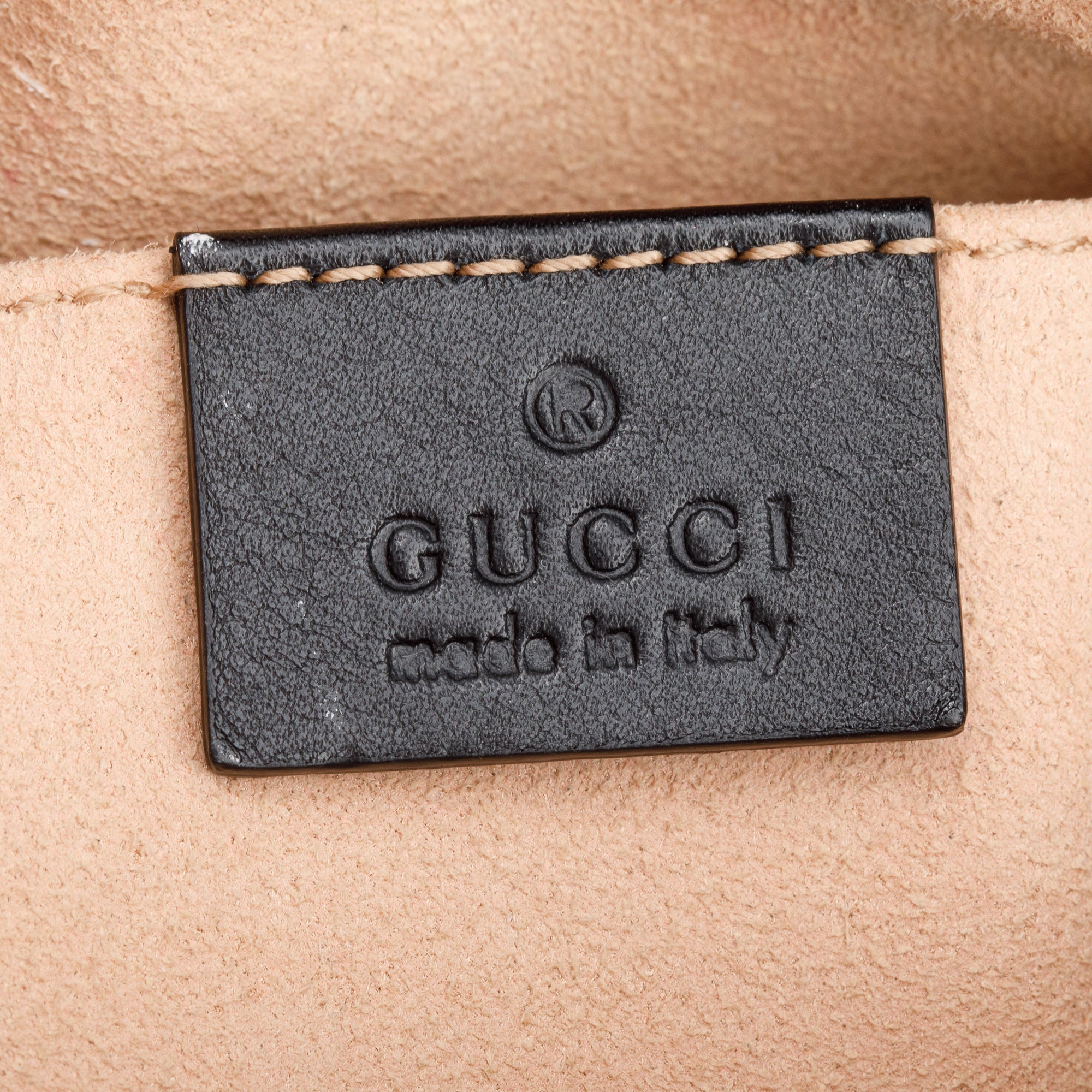 Gucci Black GG Marmont Matelasse Leather Belt Bag, Size 75 w/ Box