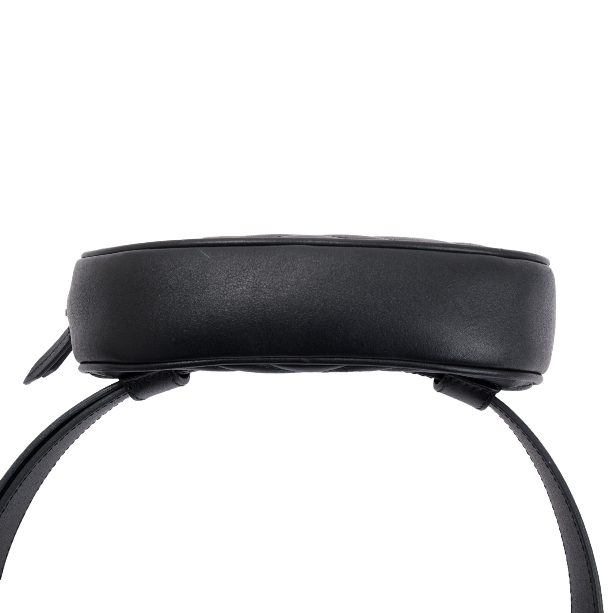 Gucci Black GG Marmont Matelasse Leather Belt Bag w/ Box