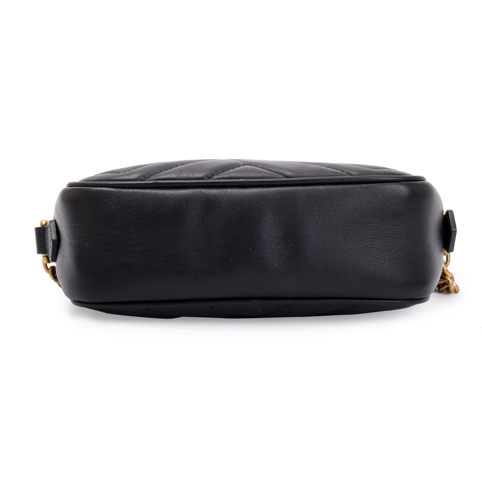 Gucci Black GG Marmont Matelasse Leather Mini Bag