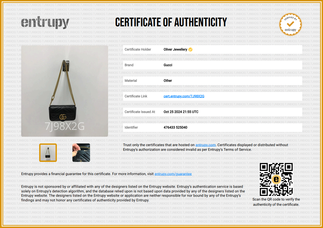 Gucci Black GG Marmont Matelasse Leather Super Mini Bag w/ Box