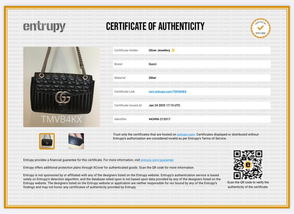 Gucci Black GG Marmont Matelasse Medium Shoulder Bag