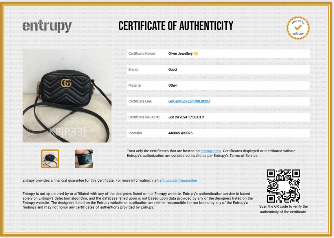 Gucci Black GG Marmont Matelasse Mini Shoulder Bag