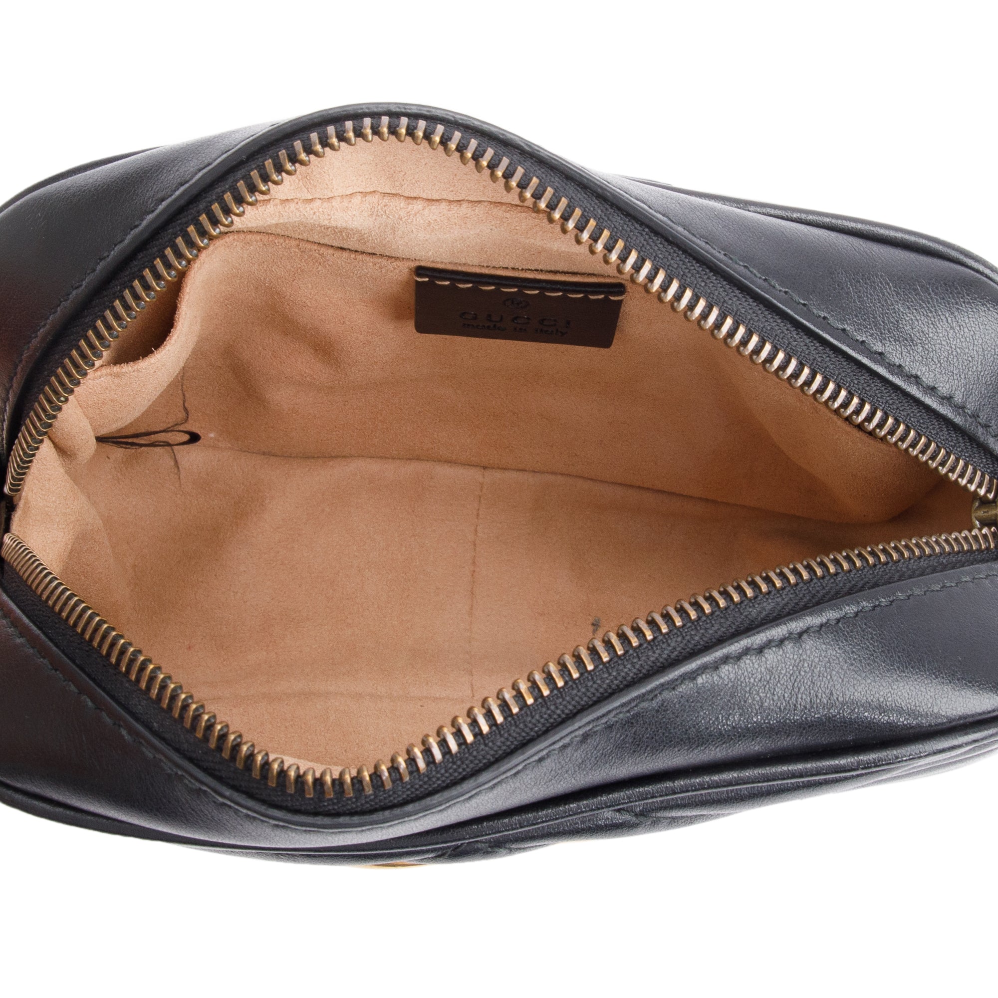 Gucci Black GG Marmont Matelasse Mini Shoulder Bag