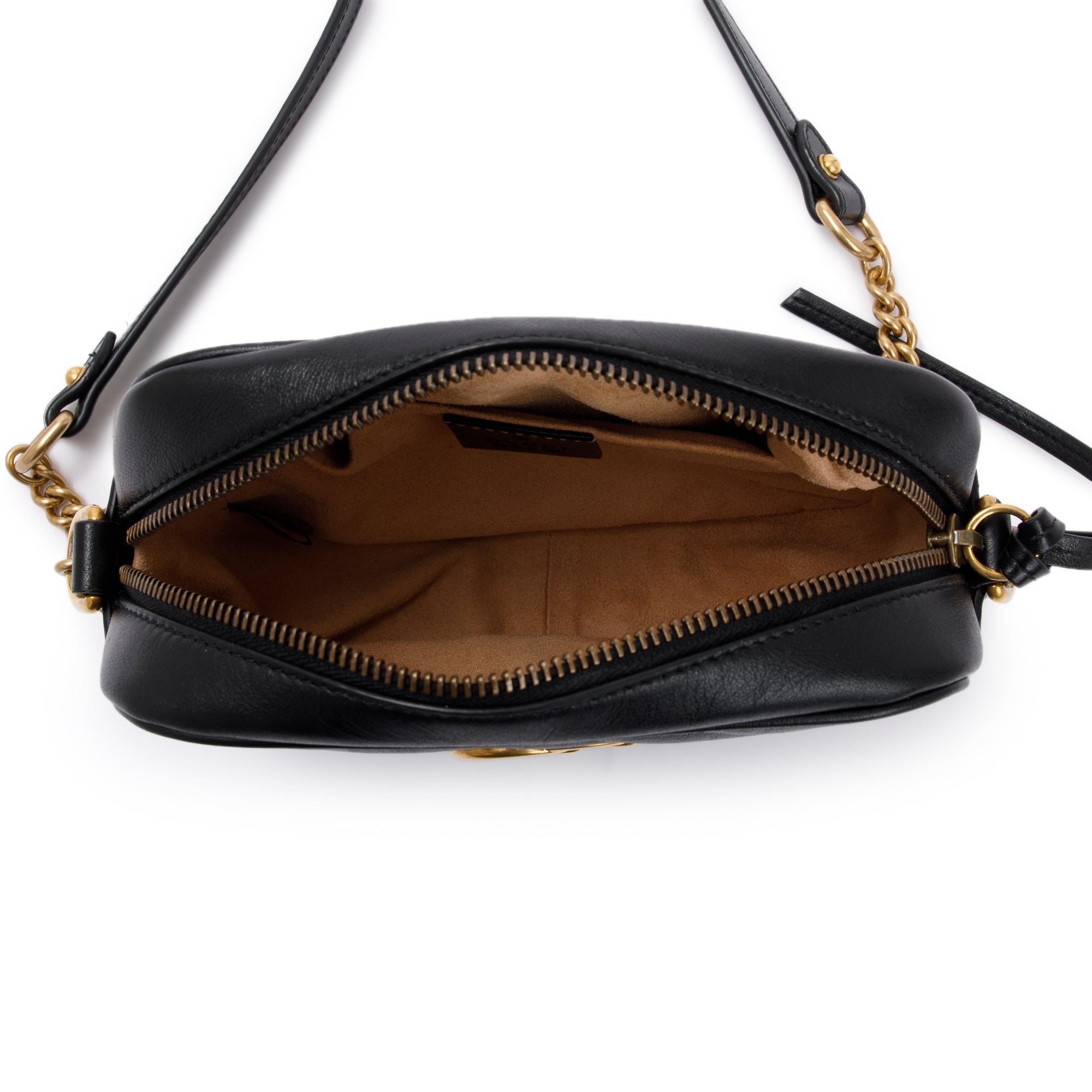 Gucci Black GG Marmont Matelasse Mini Shoulder Bag