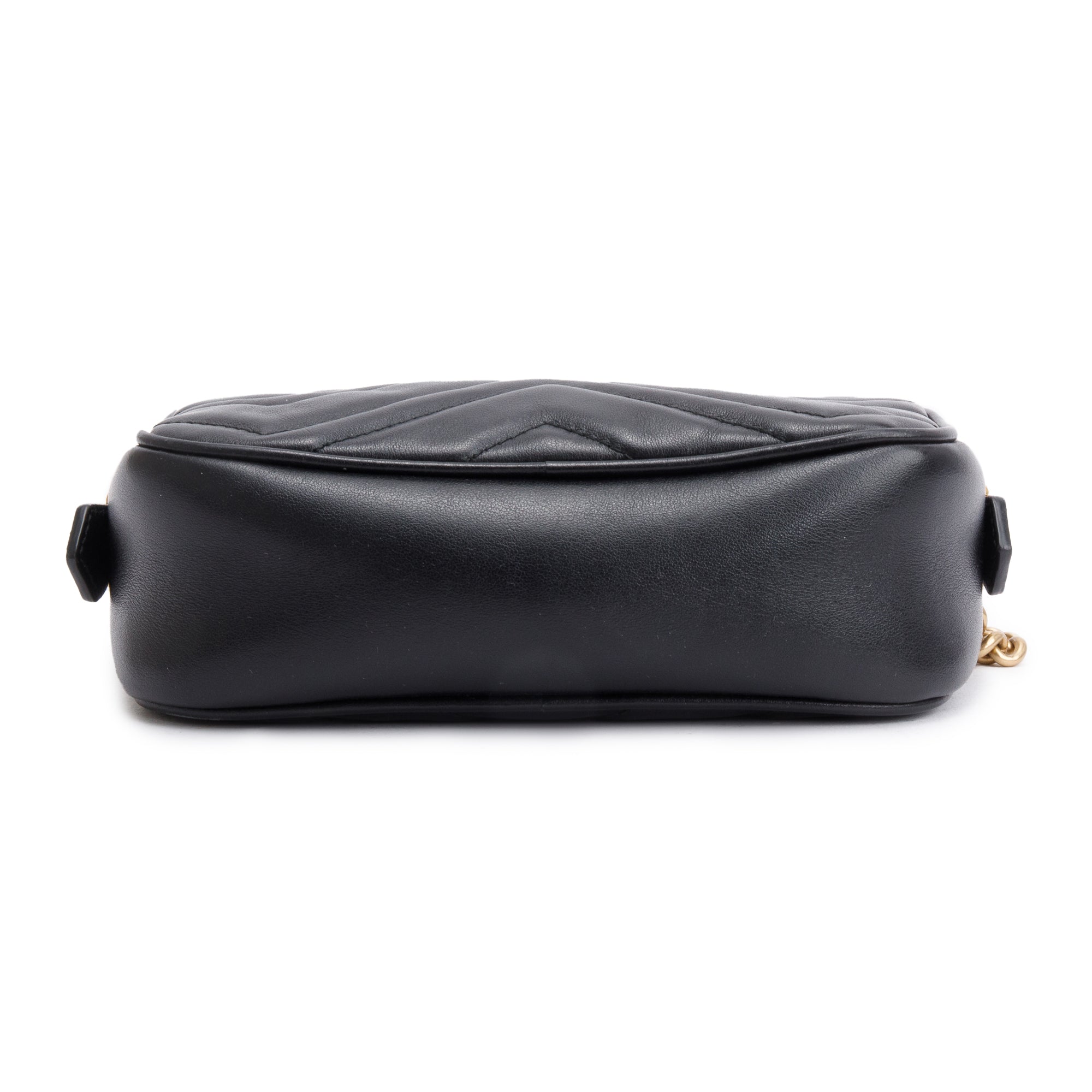 Gucci Black GG Marmont Matelasse Mini Shoulder Bag