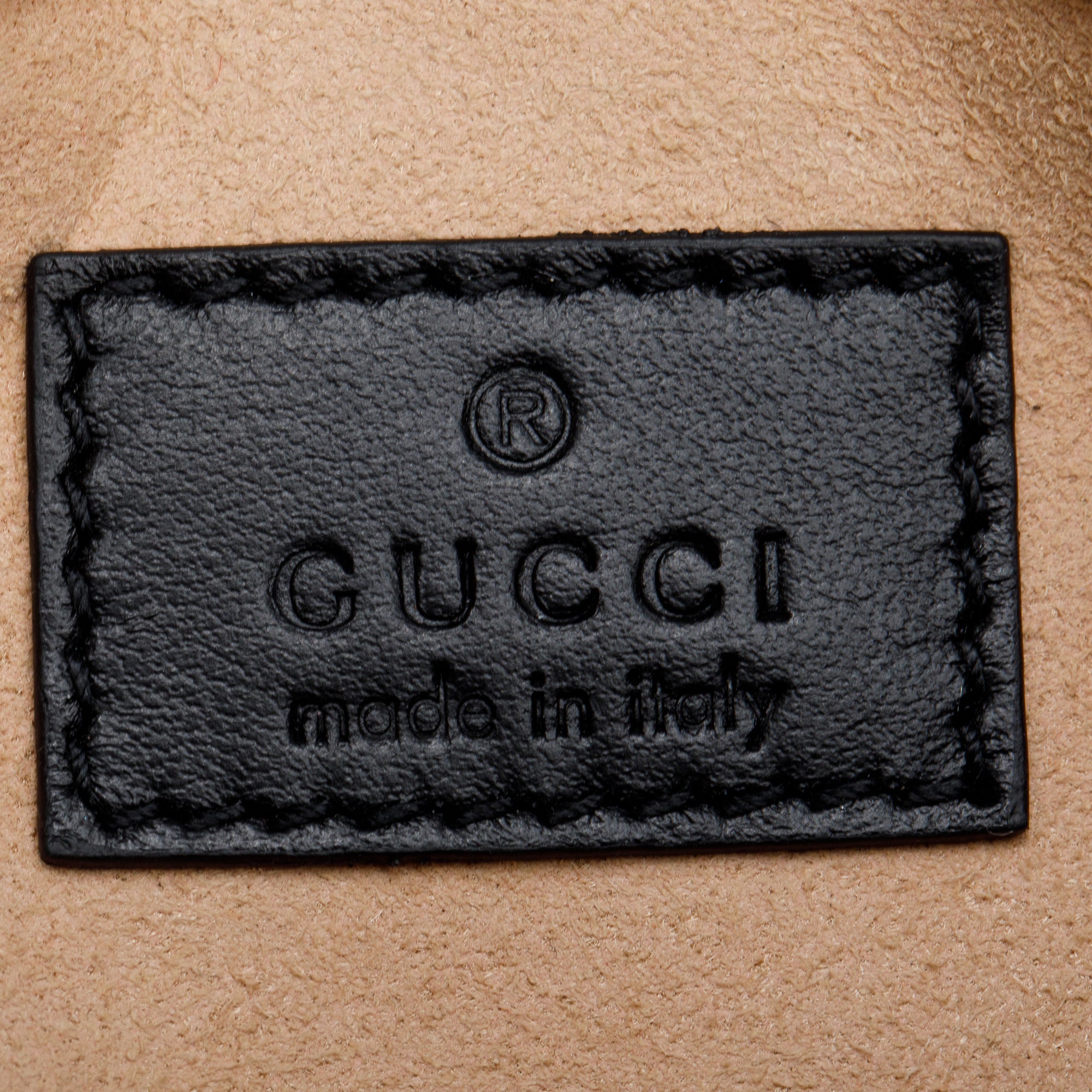 Gucci Black GG Marmont Matelasse Monochrome Belt Bag w/ Box