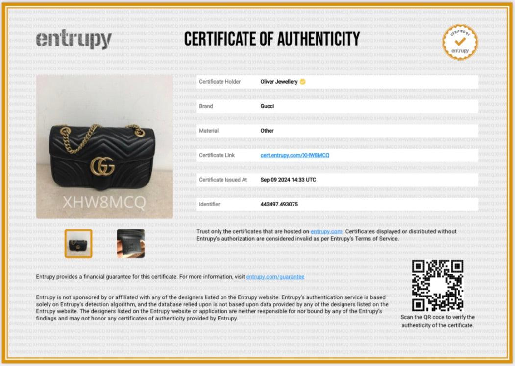 Gucci Black GG Marmont Matelasse Small Shoulder Bag