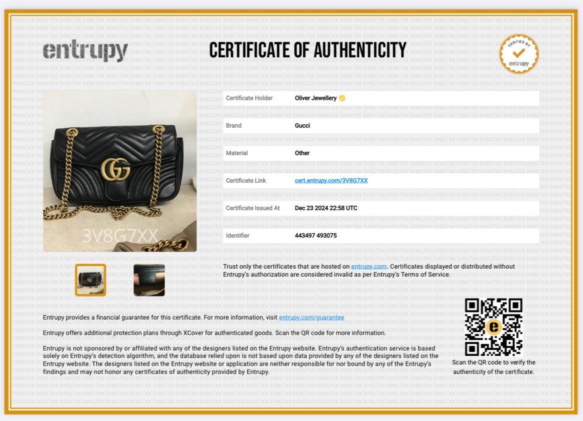 Gucci Black GG Marmont Matelasse Small Shoulder Bag