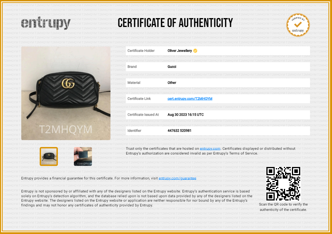 Gucci Black GG Marmont Matelasse Small Shoulder Bag w/ Receipt