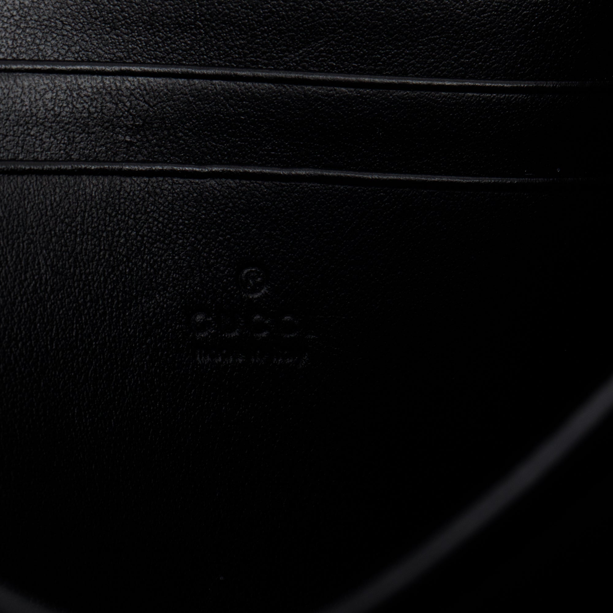 Gucci Black GG Marmont Mini Wallet on Chain w/ Box