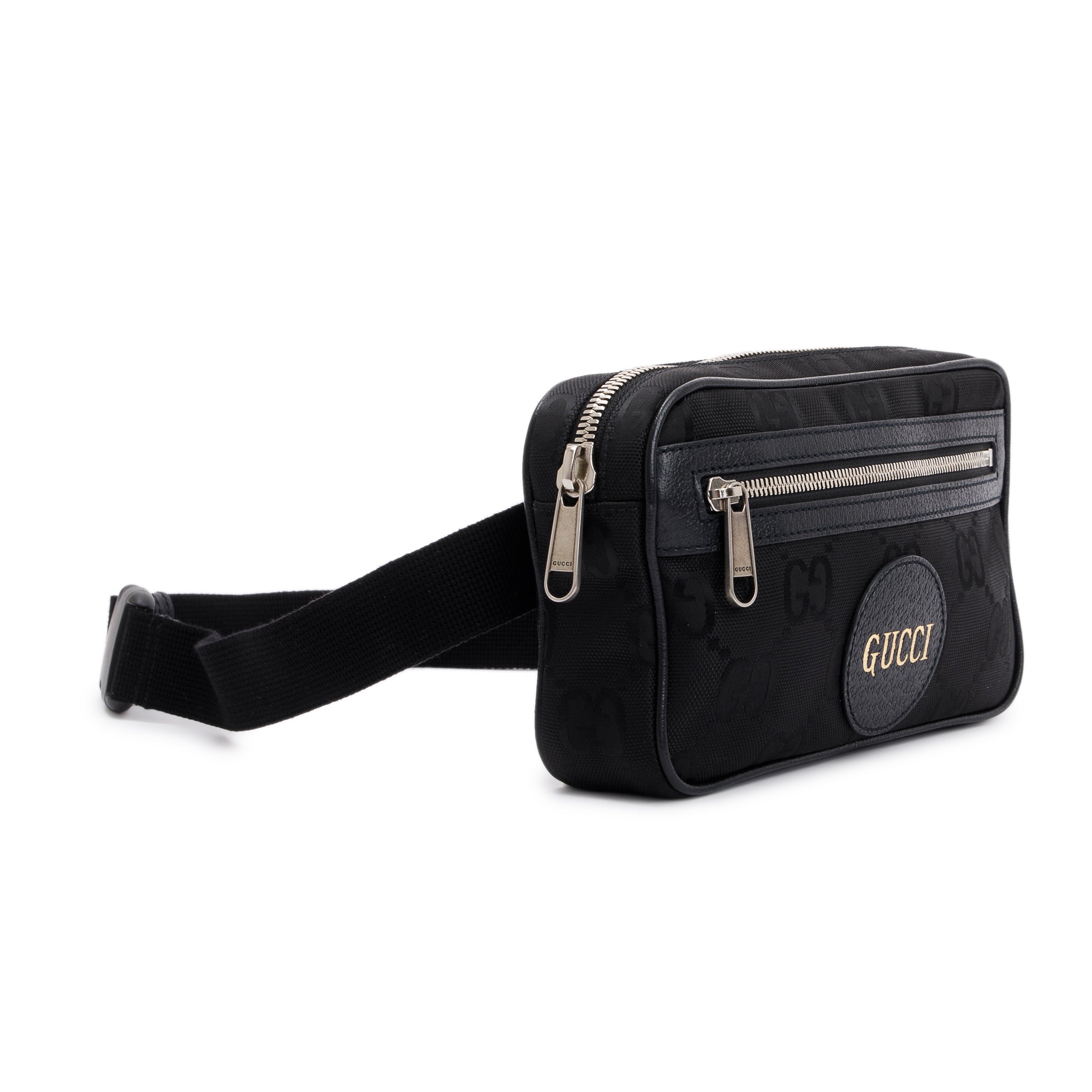 Gucci Black GG Nylon Off The Grid Belt Bag