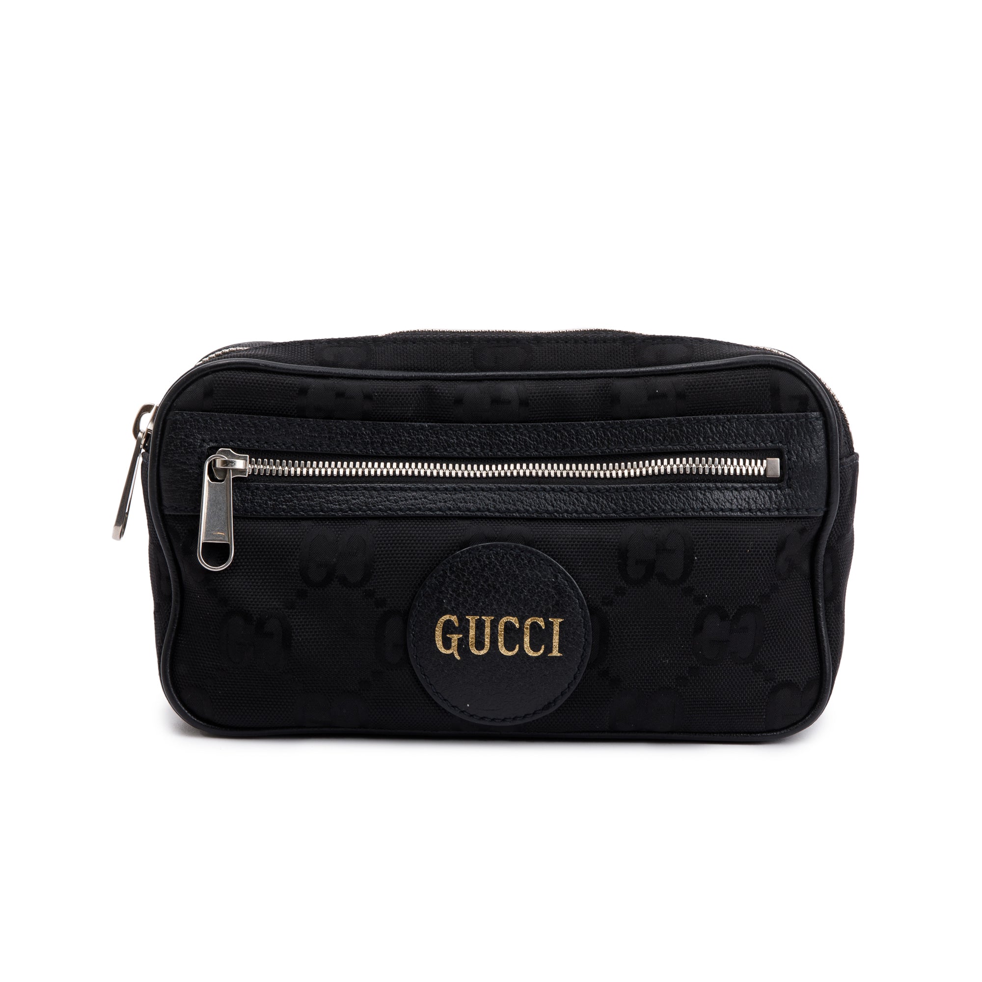 Gucci Black GG Nylon Off The Grid Belt Bag w/ Box