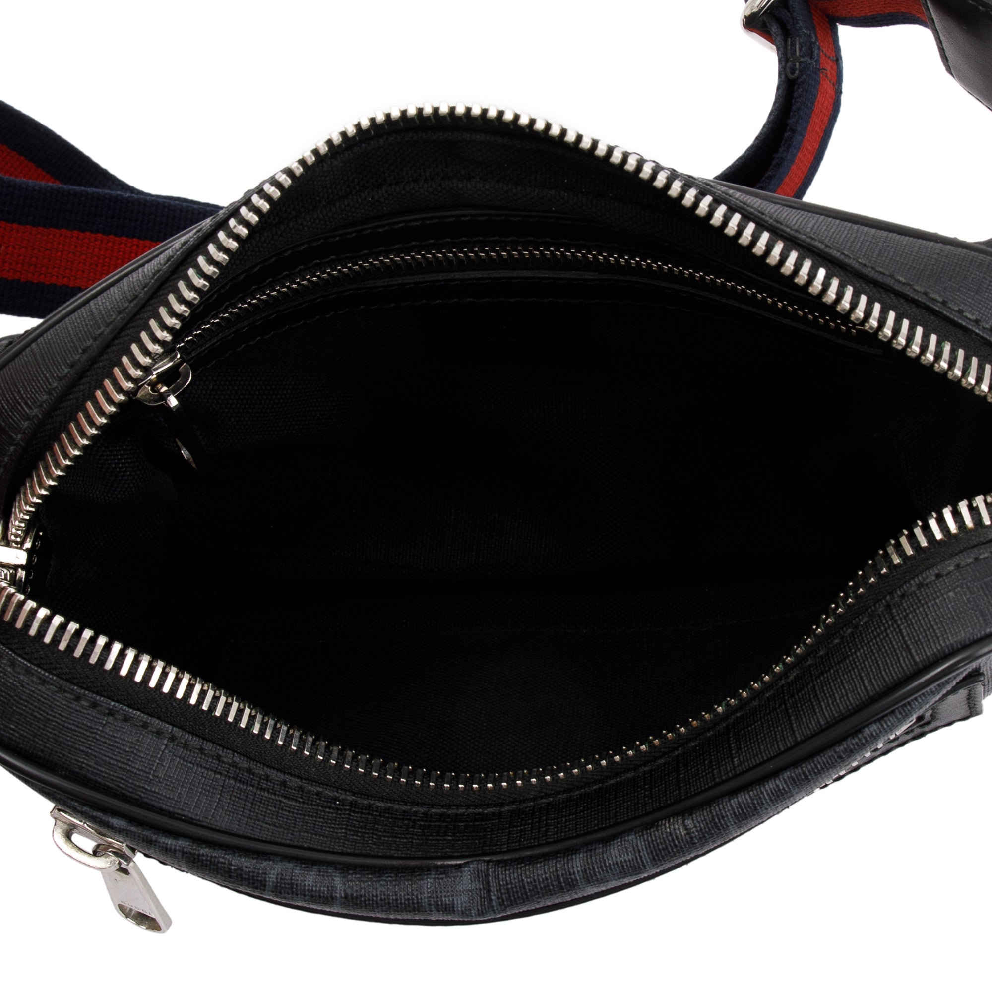 Gucci Black GG Supreme Belt Bag