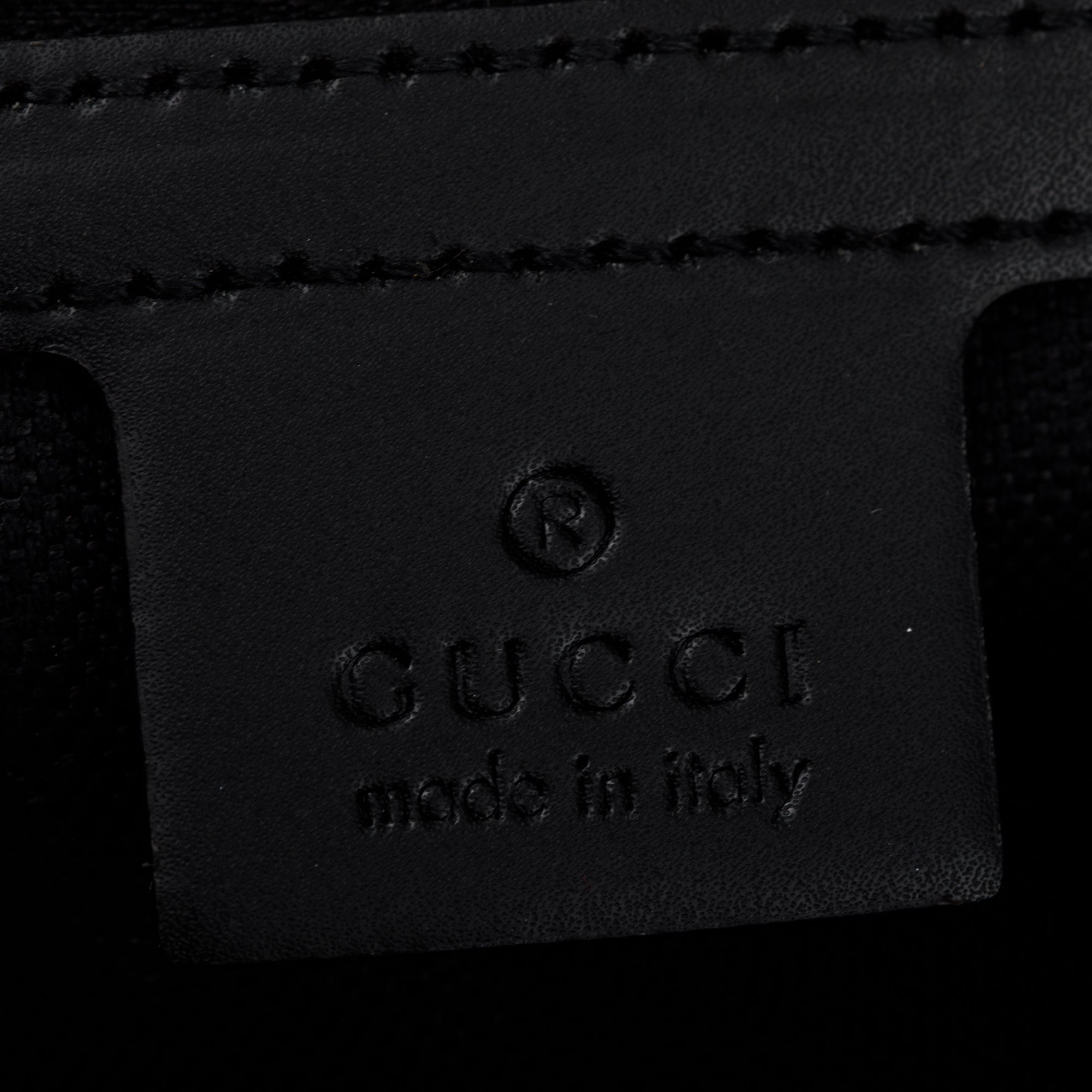 Gucci Black GG Supreme Belt Bag w/ Box