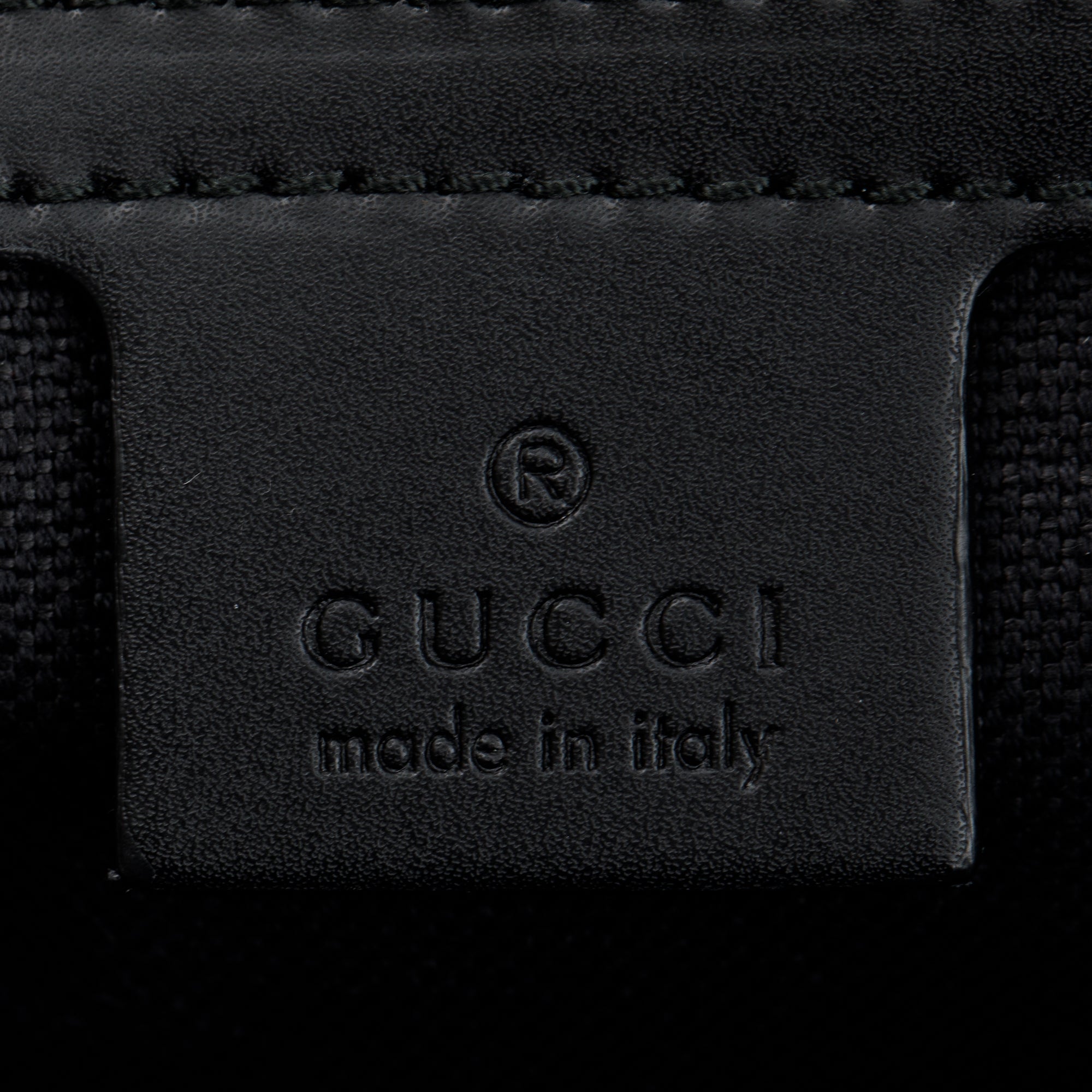 Gucci Black GG Supreme Canvas Carry-On Duffle Bag