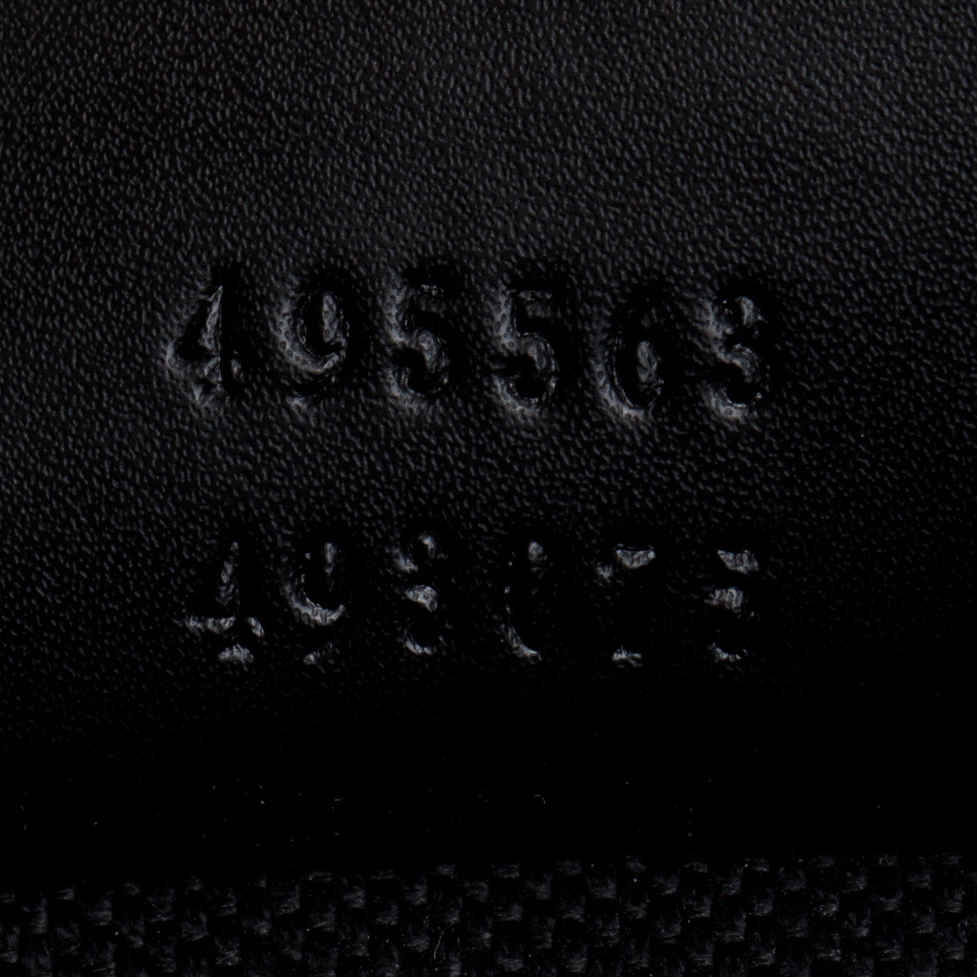 Gucci Black GG Supreme Double Buckle Backpack