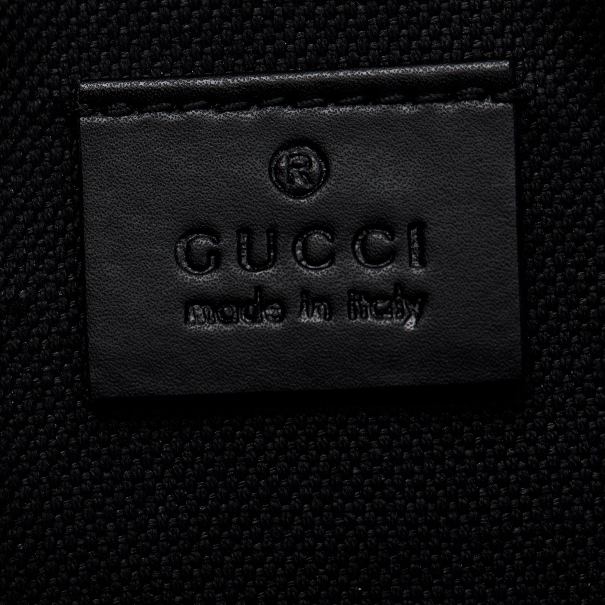 Gucci Black GG Supreme GG Belt Bag w/ Box