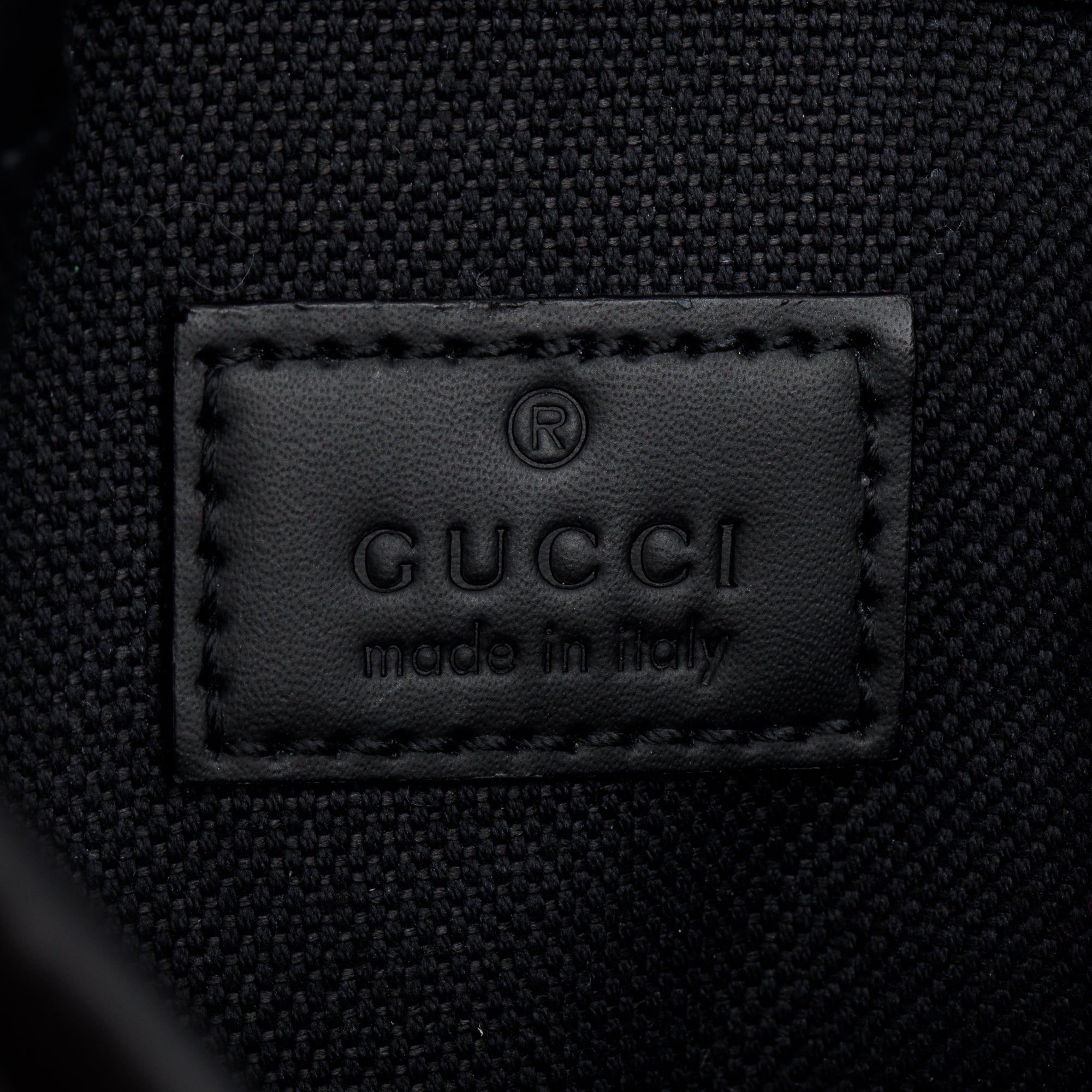 Gucci Black GG Supreme GG Belt Bag w/ Box