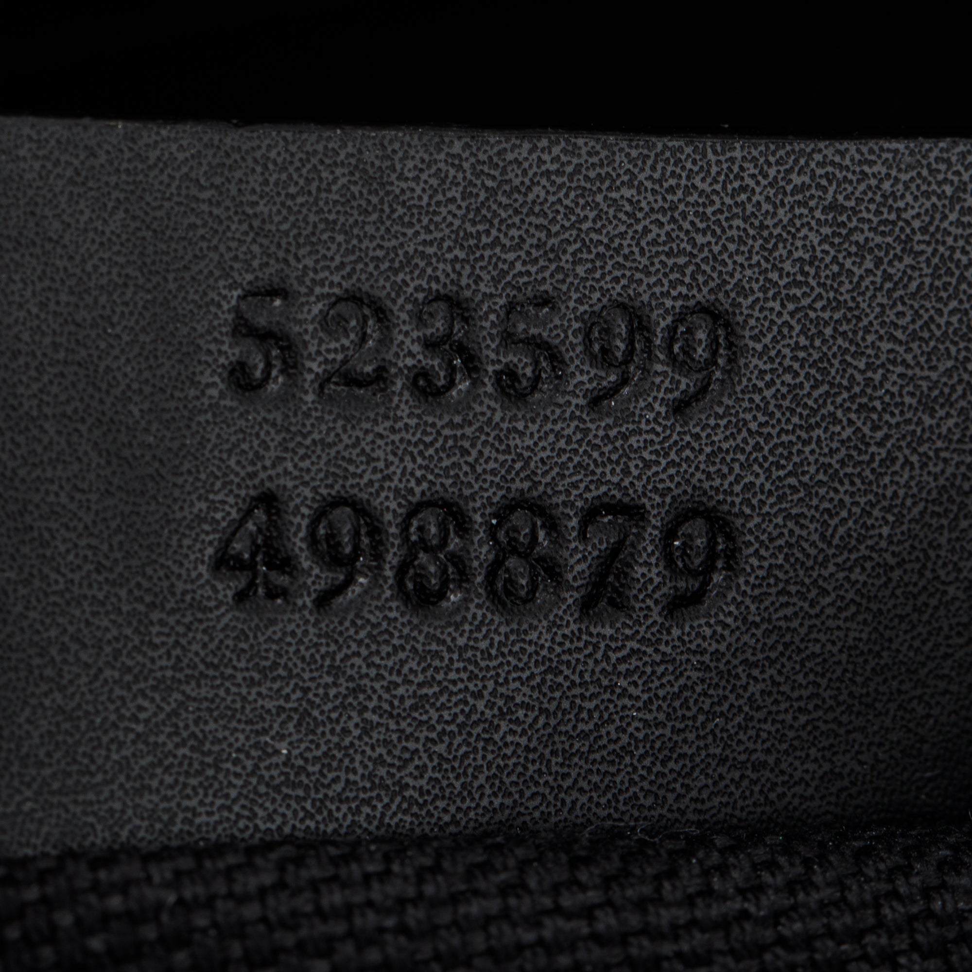 Gucci Black GG Supreme Monogram Web Flat Small Messenger Bag w/ Box