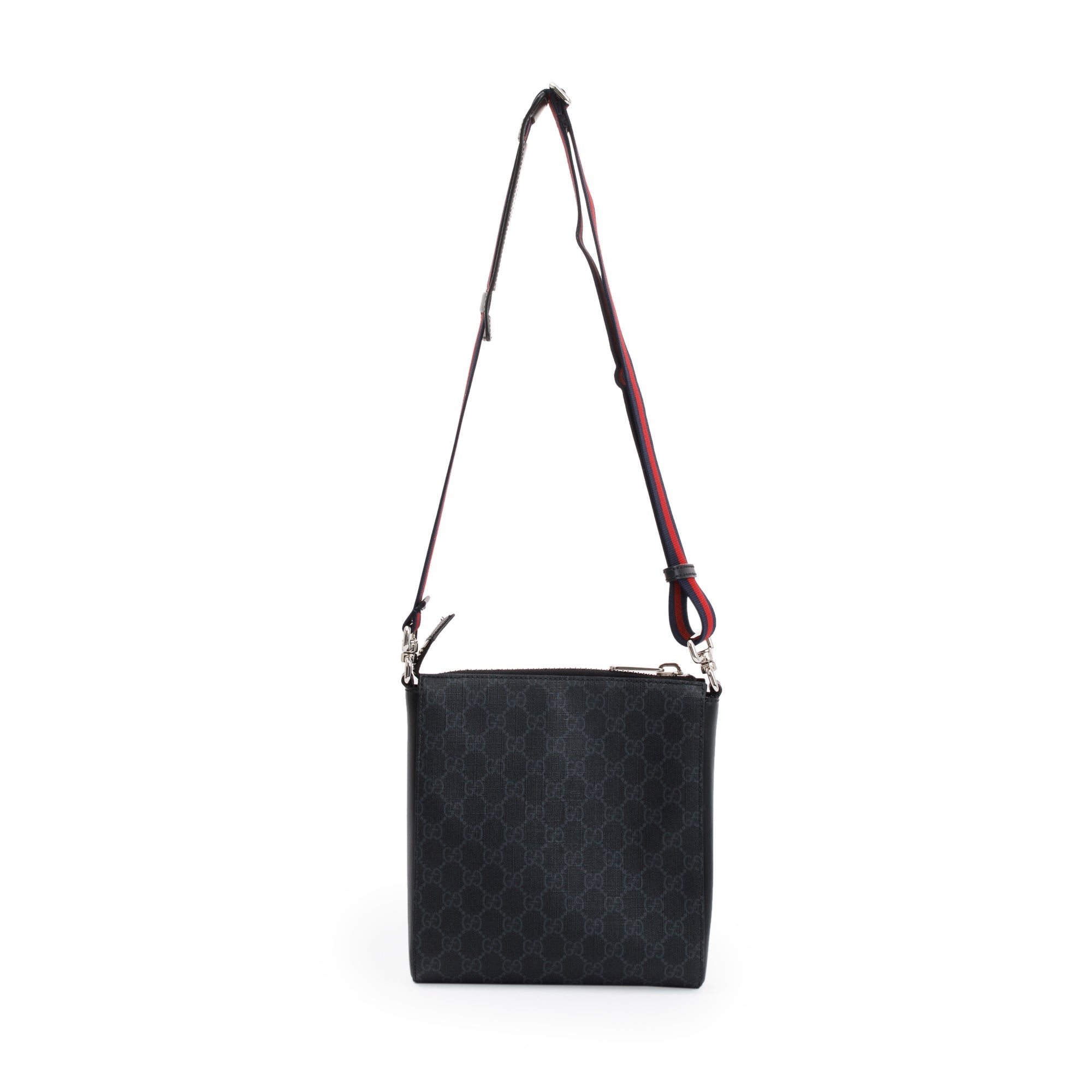 Gucci Black GG Supreme Small Messenger Bag