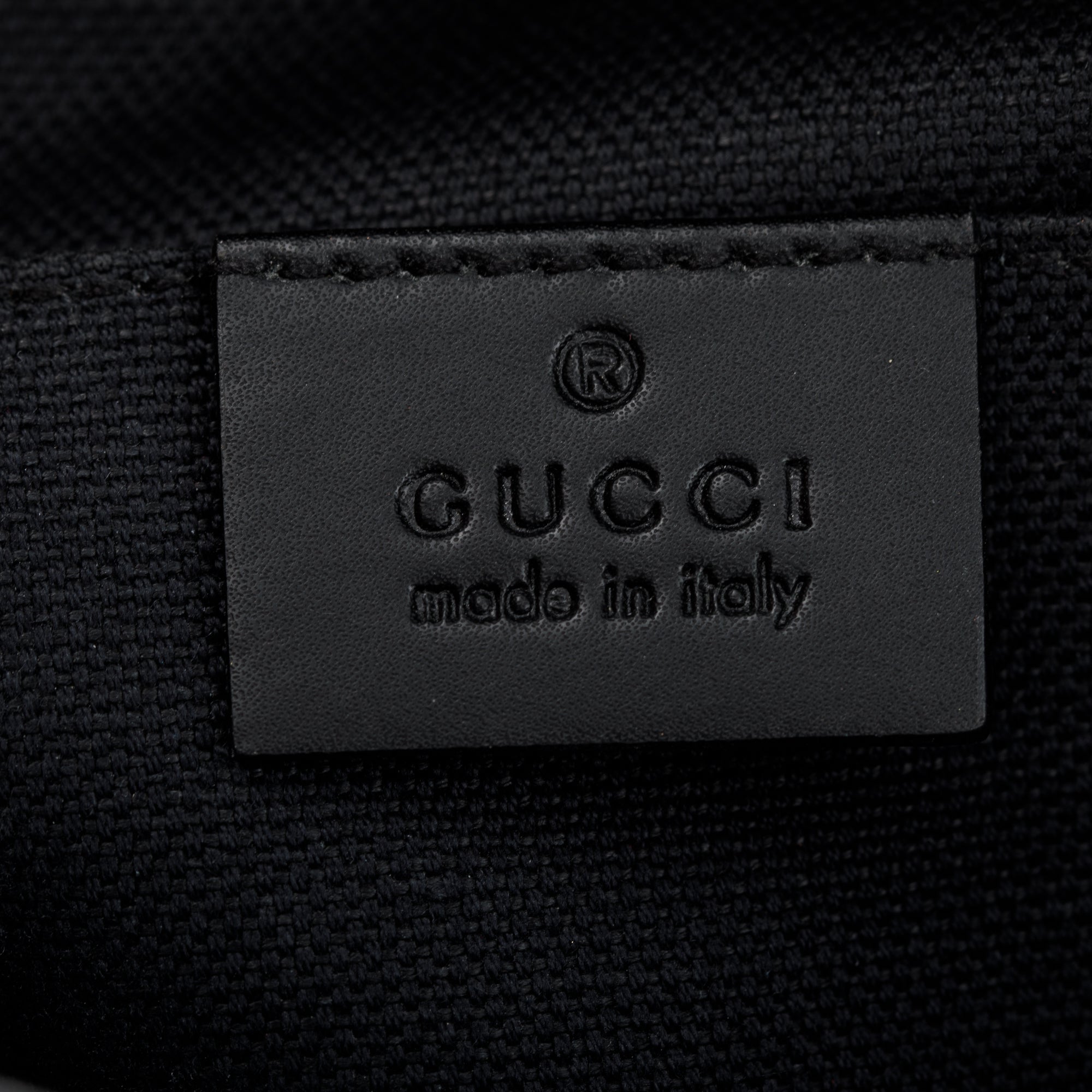 Gucci Black GG Supreme Small Messenger Bag