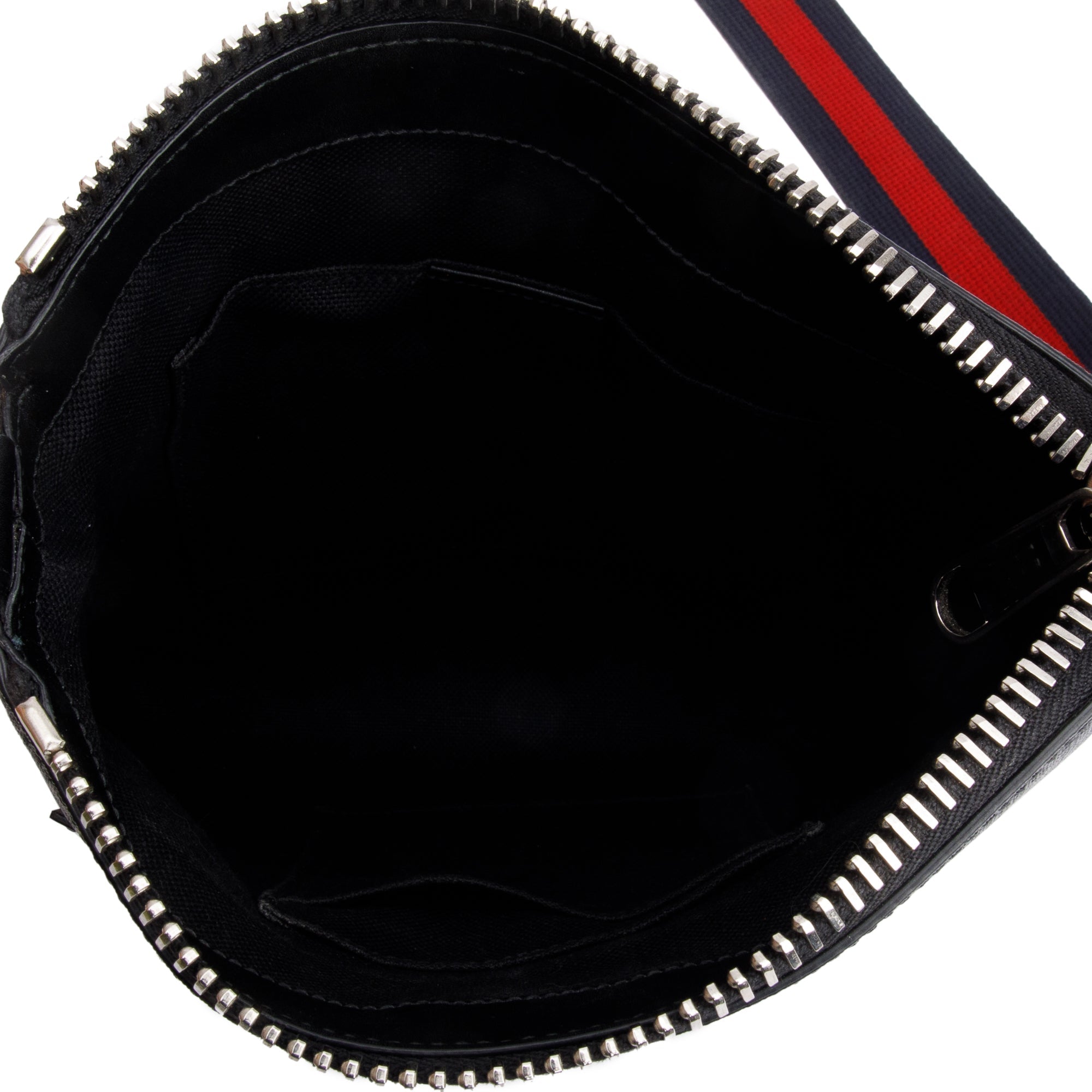 Gucci Black GG Supreme Small Messenger Bag w/ Box