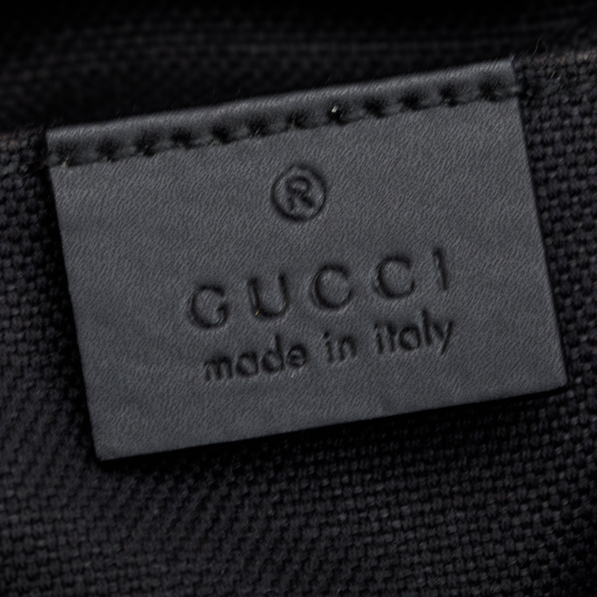 Gucci Black GG Supreme Small Messenger Bag w/ Box