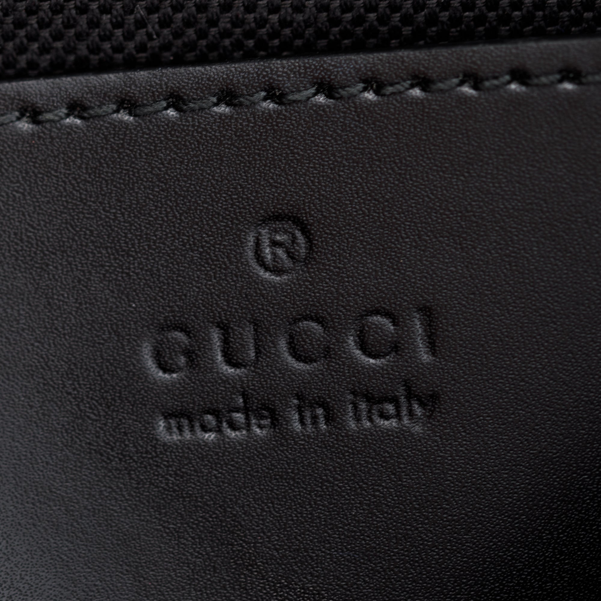 Gucci Black GG Supreme Small Messenger Bag w/ Box