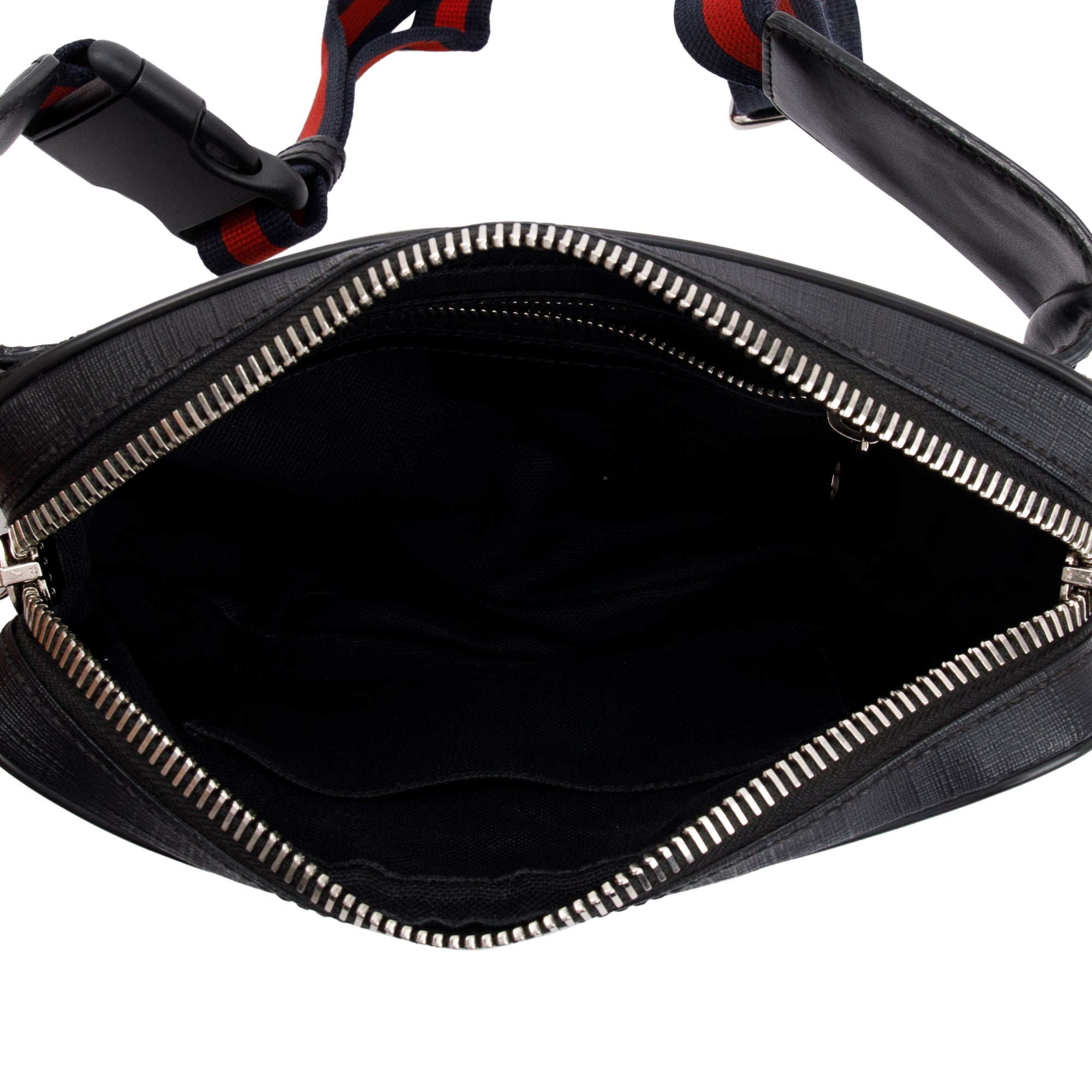 Gucci Black GG Supreme Tigers Belt Bag