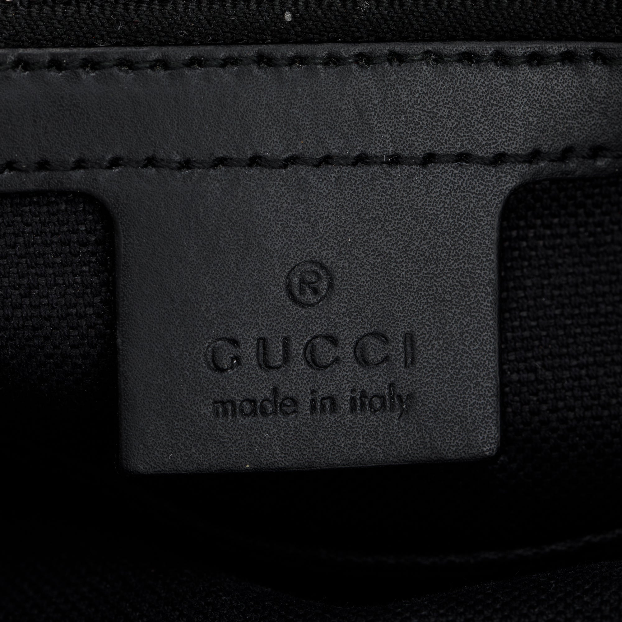 Gucci Black GG Supreme Tigers Belt Bag