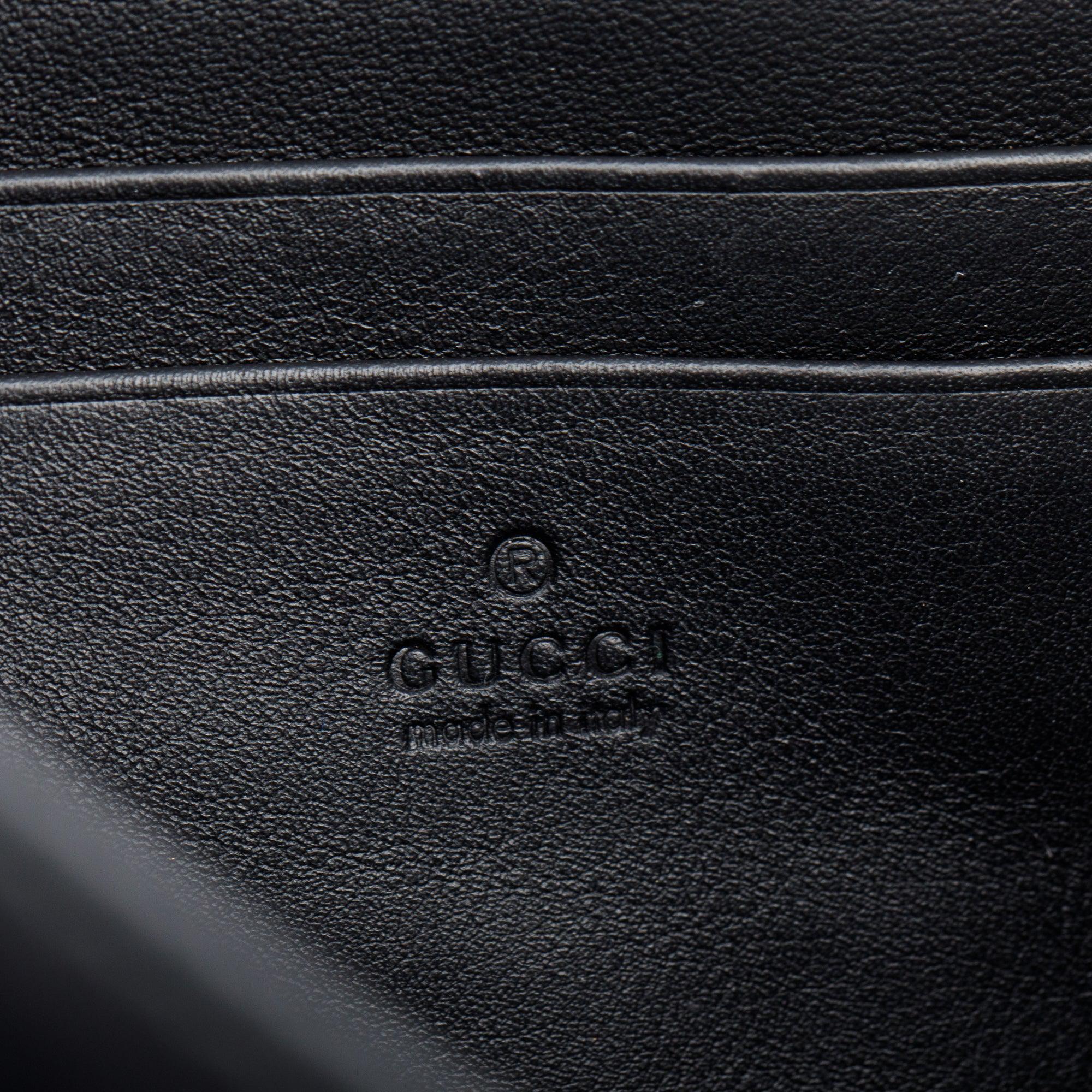 Gucci Black GG Velvet Mini Dionysus Wallet on Chain w/ Box