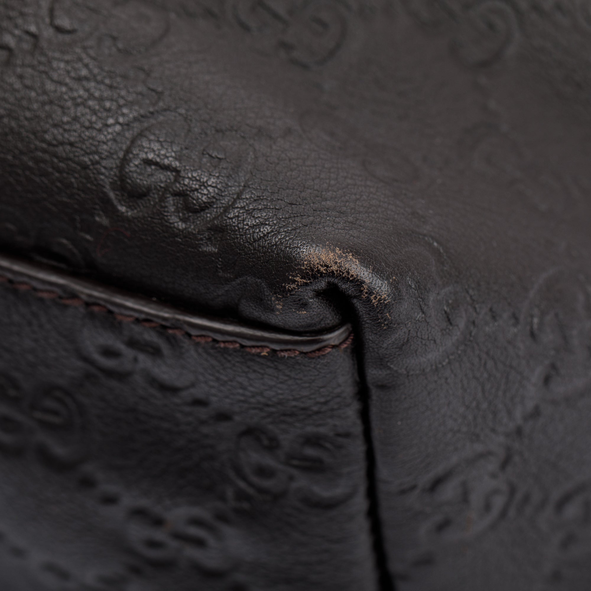 Gucci Black Guccissima Leather Backpack