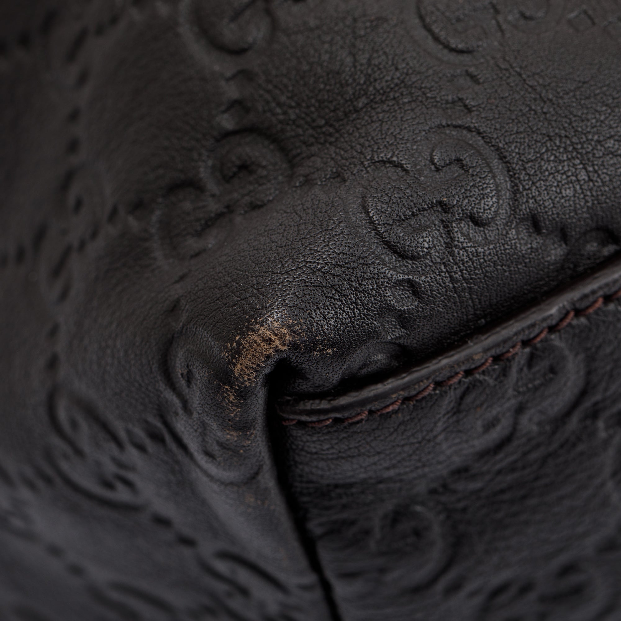 Gucci Black Guccissima Leather Backpack