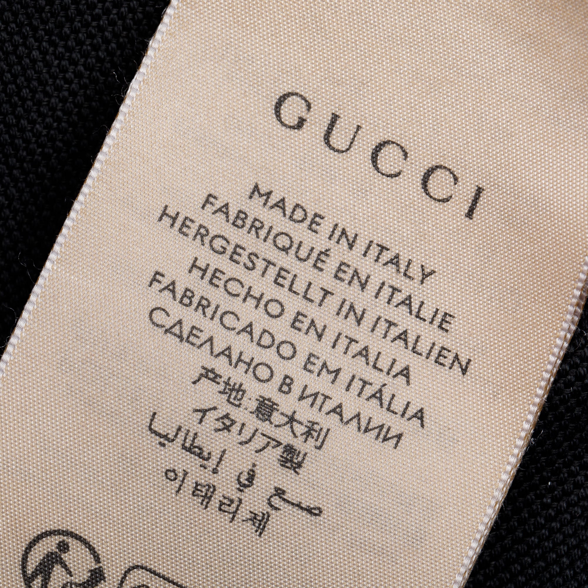 Gucci Black Jumbo GG Canvas Baseball Hat, Size M 58