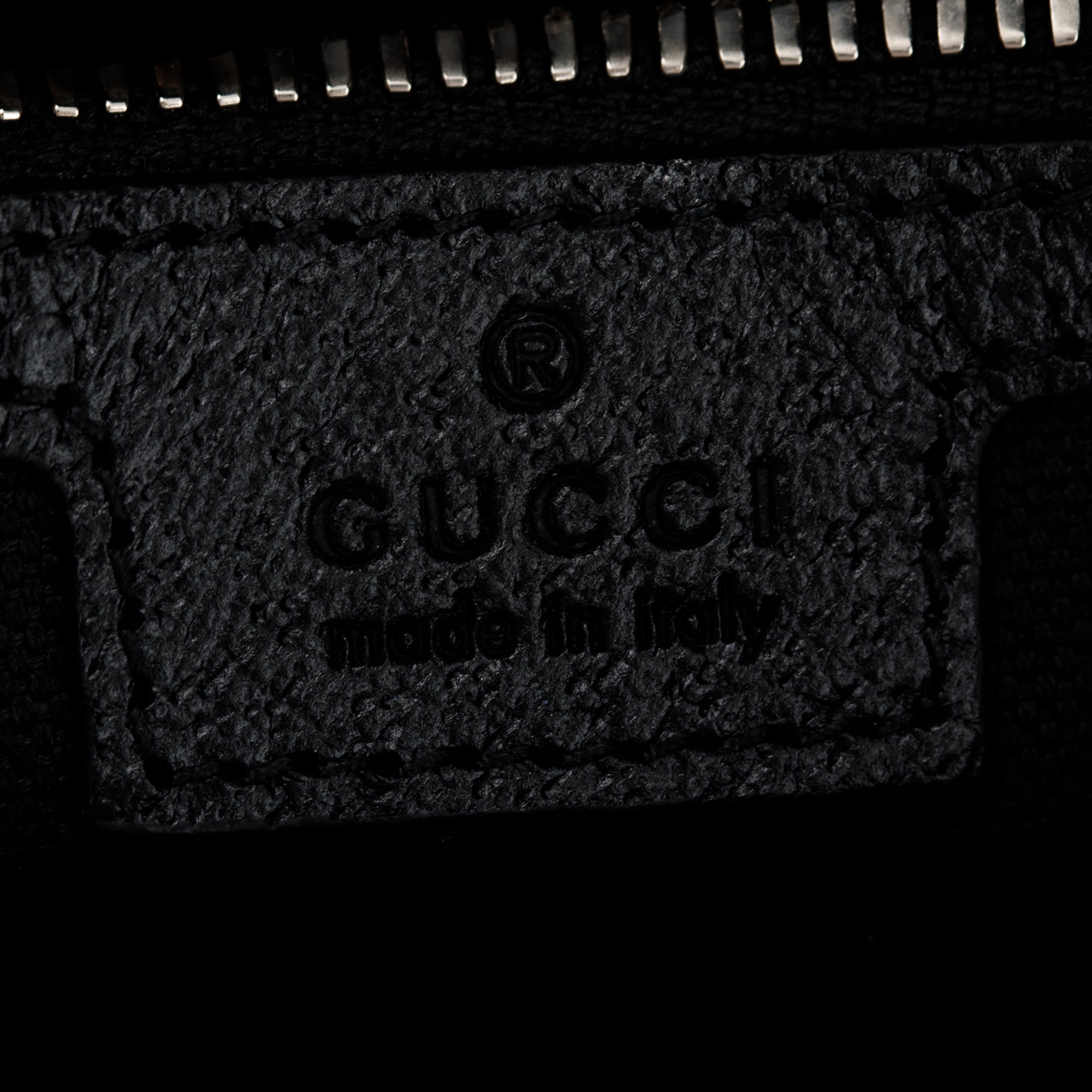 Gucci Black Jumbo GG Canvas Messenger Bag w/ Box