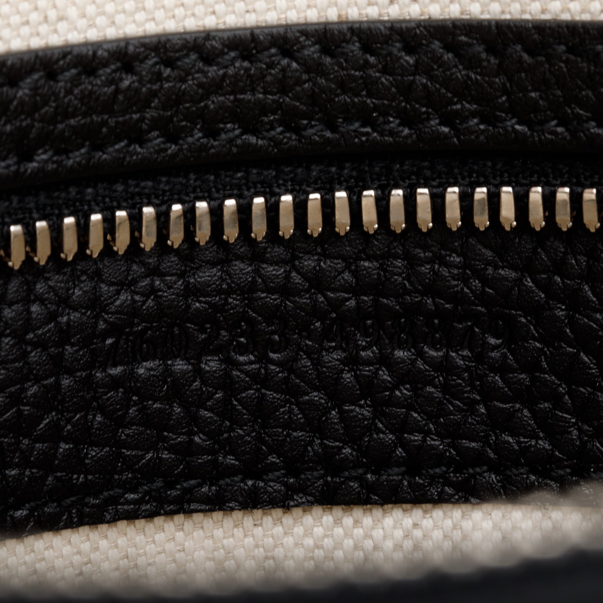 Gucci Black Jumbo GG Embossed Calfksin Leather Convertible Tote