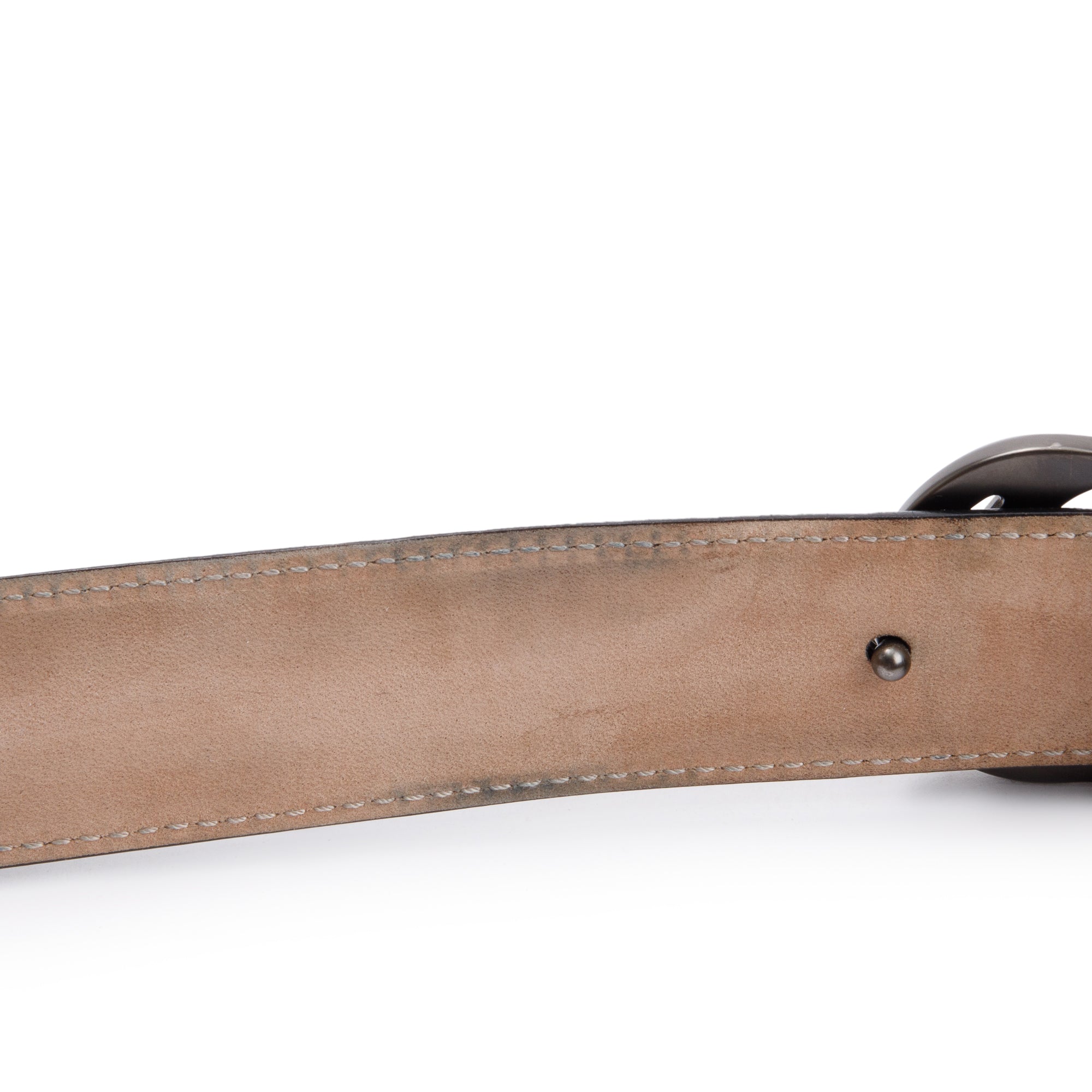 Gucci Black Leather Belt with Interlocking G Buckle, 90 36