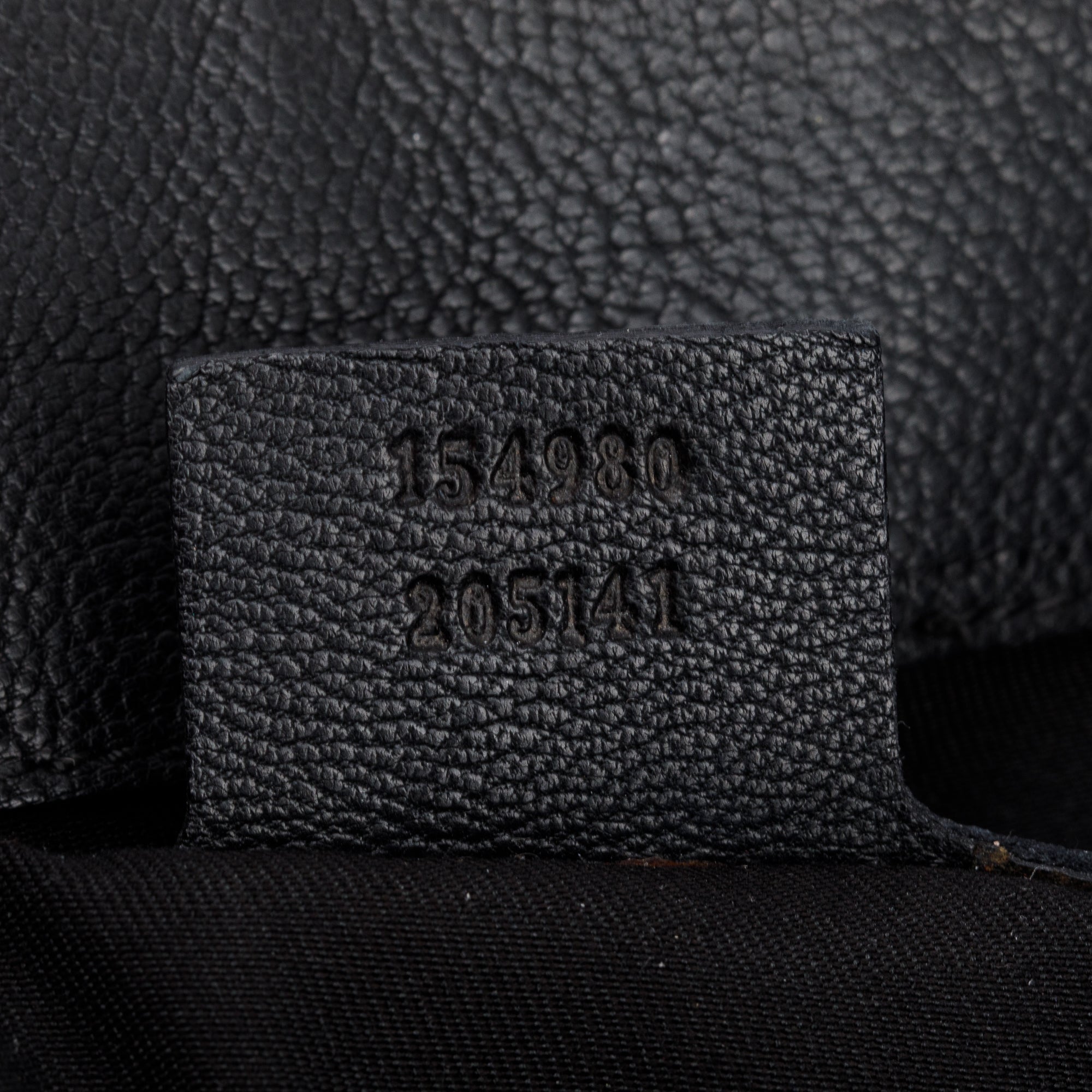 Gucci Black Leather Capri Chain Tote