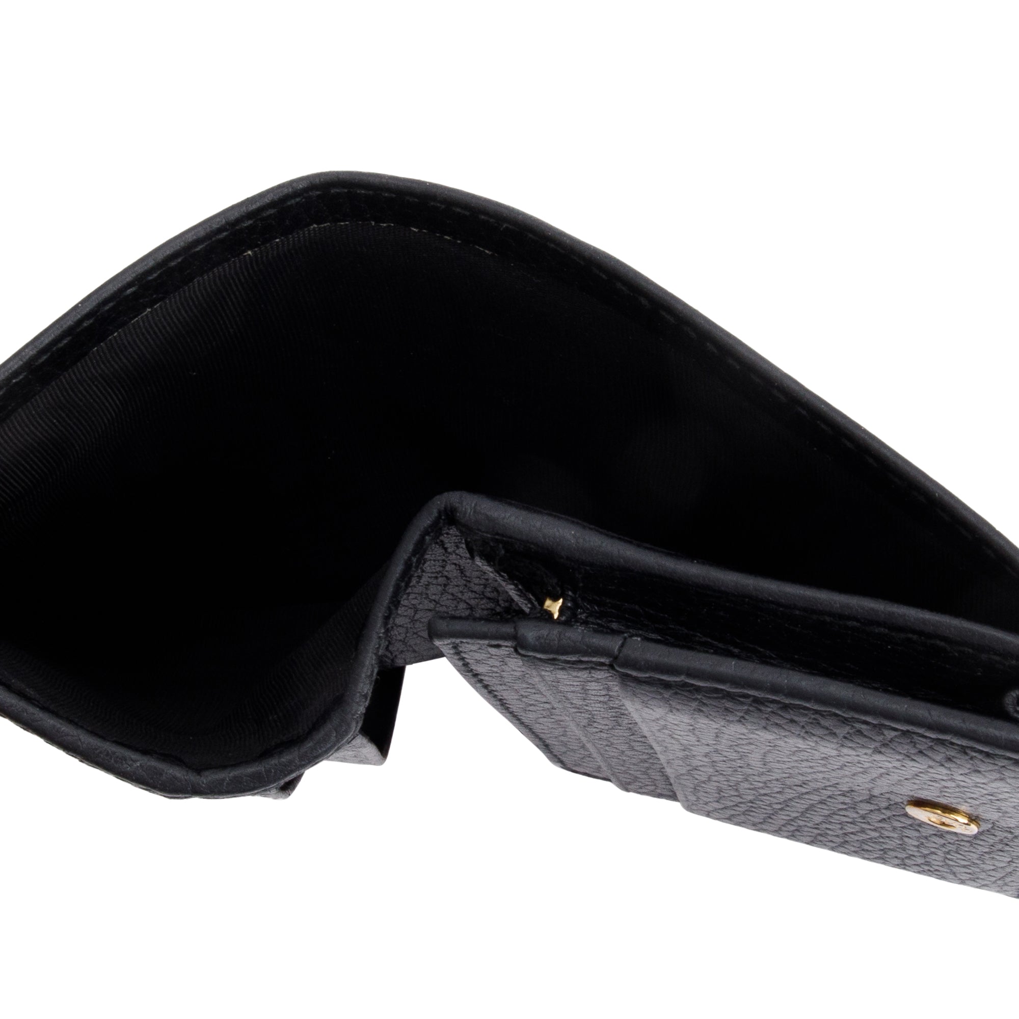 Gucci Black Leather Card Case Wallet