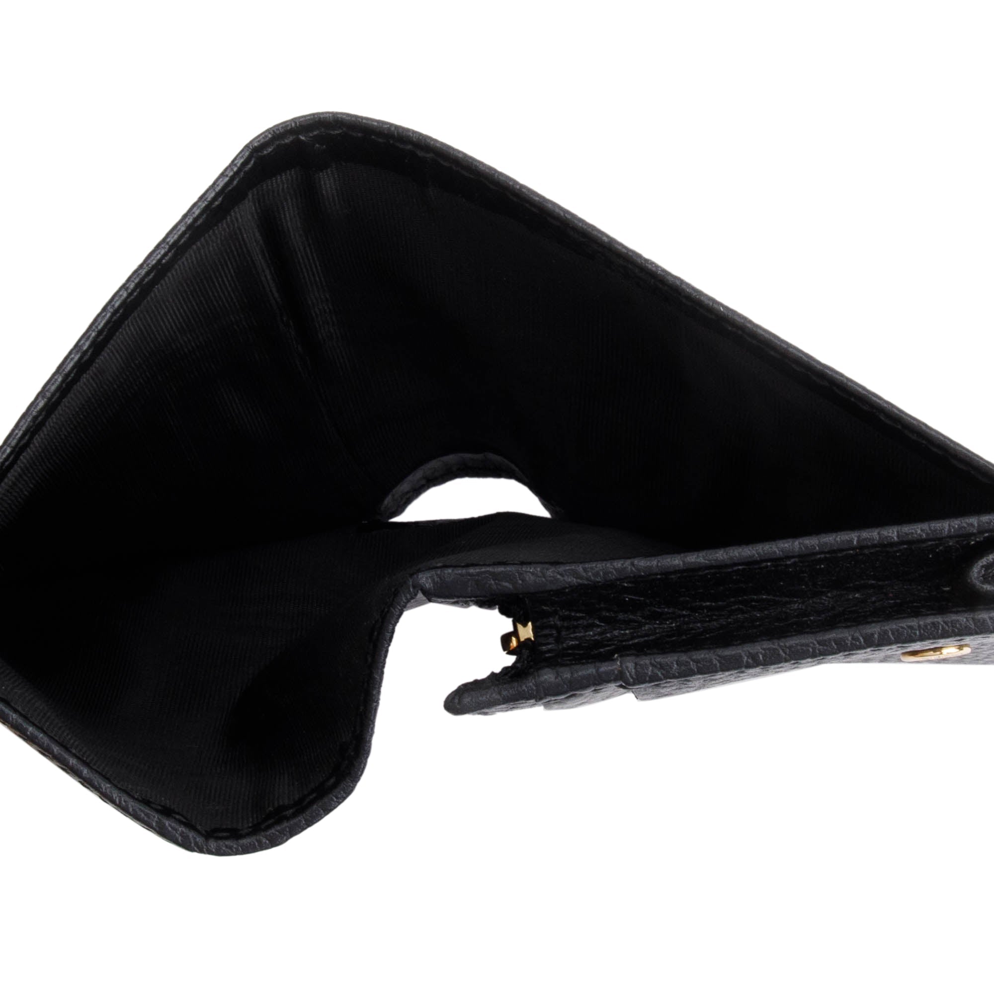 Gucci Black Leather Card Case Wallet