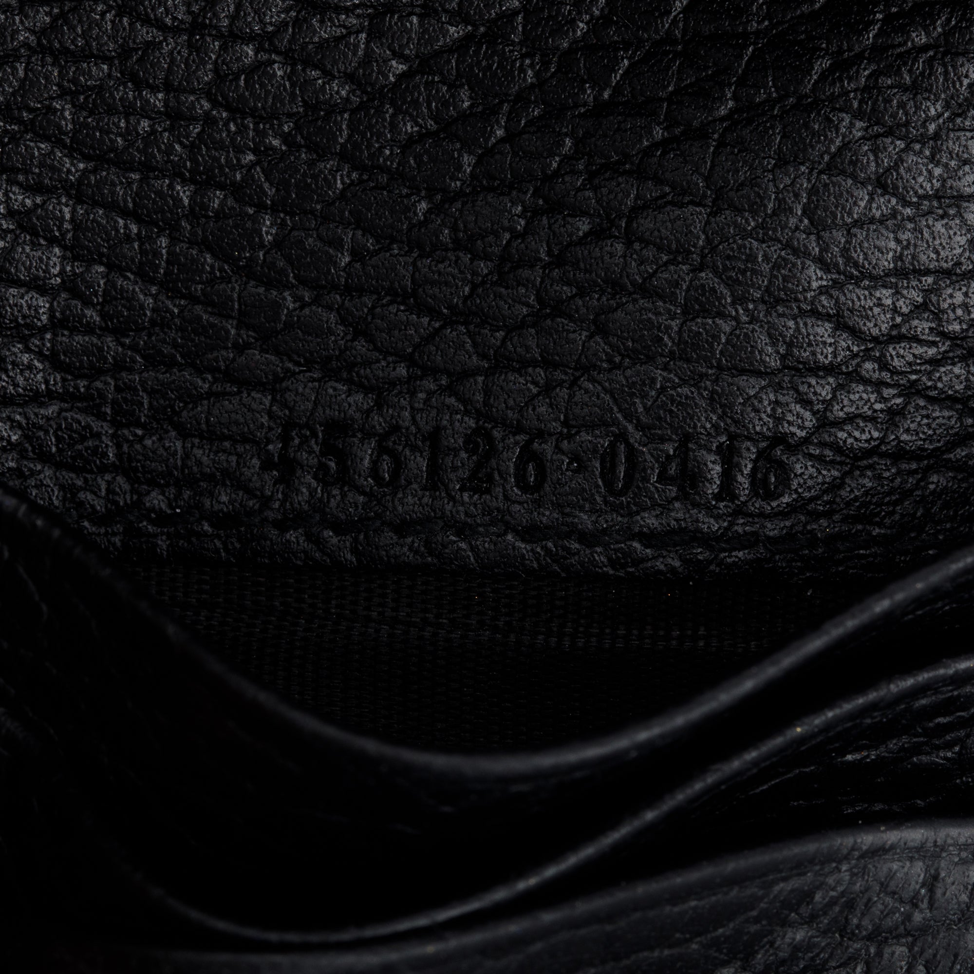 Gucci Black Leather Card Case Wallet